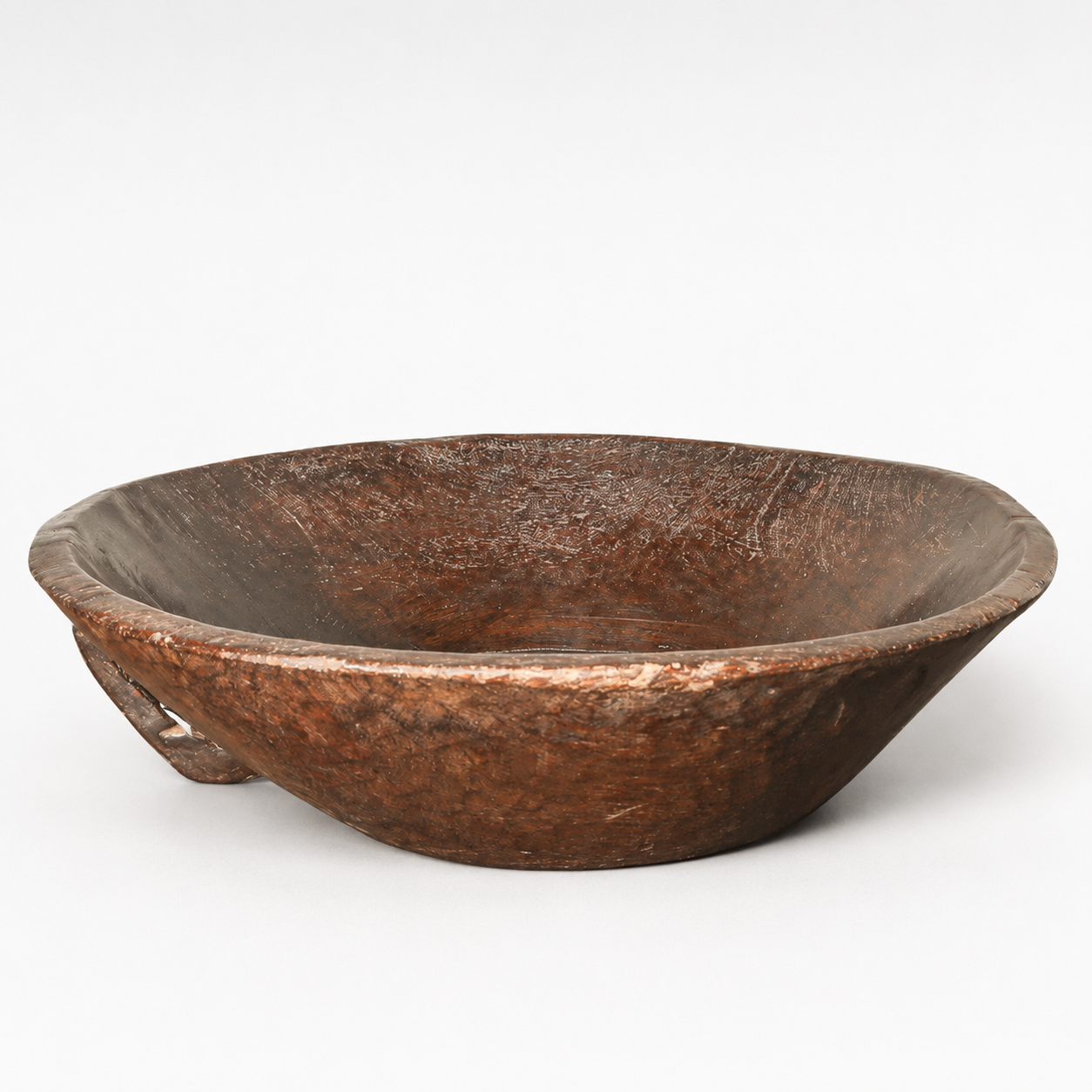 Antique solid wood bowl from Africa