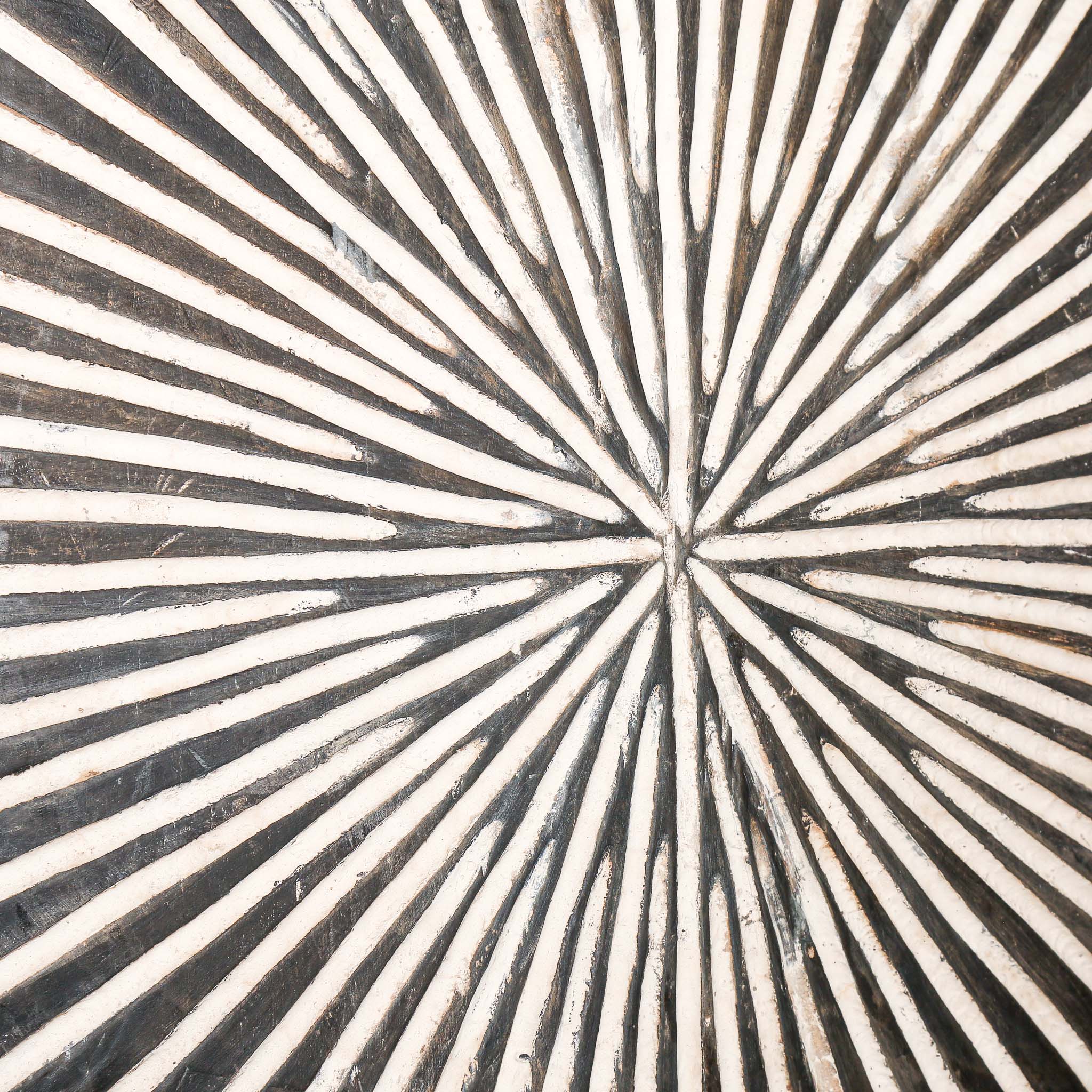 black and white African art