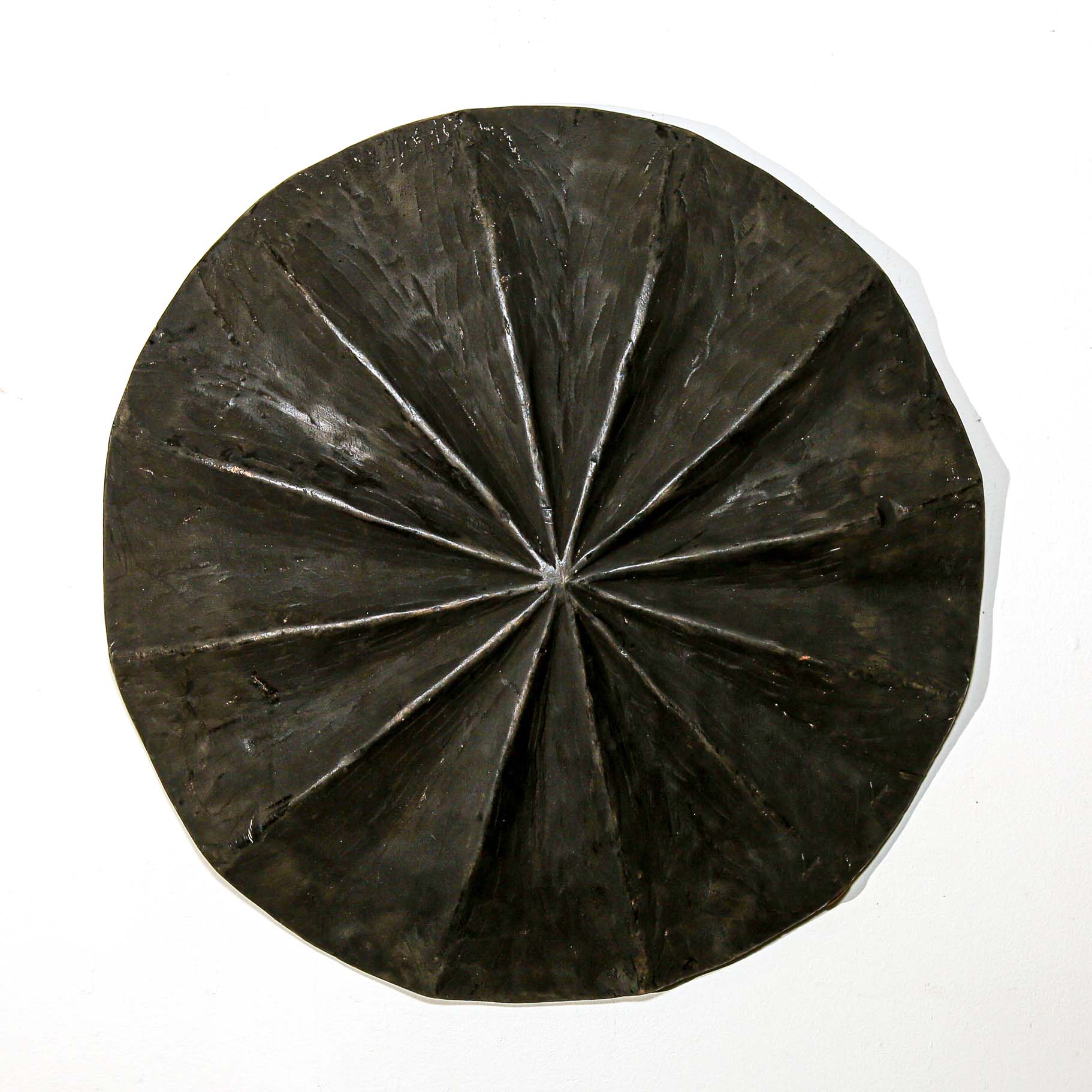 Dancing Shield from Cameroon - Black art for wall decor
