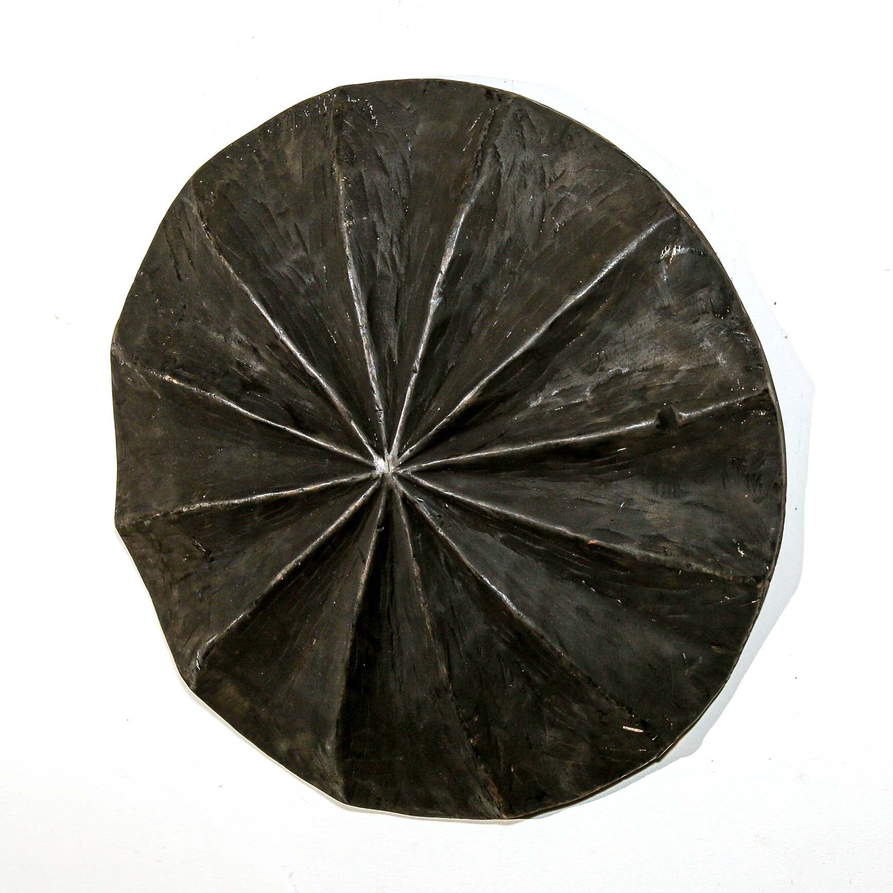 Dancing Shield from Cameroon - Black art for wall decor