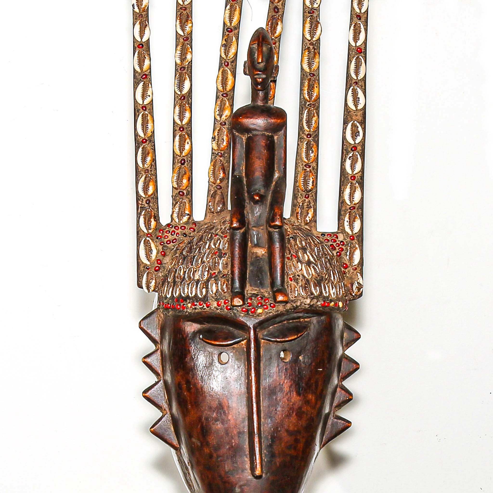 high quality African mask on a display base