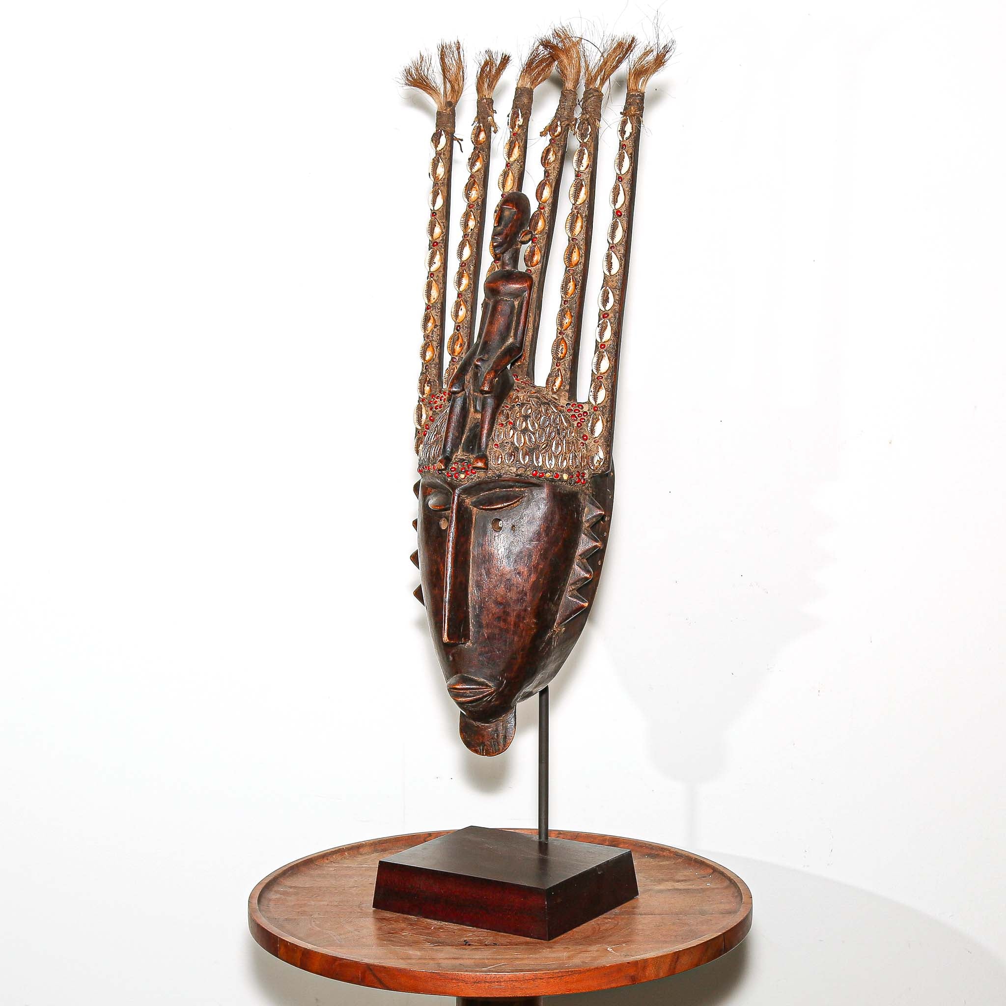 high quality African mask on a display base