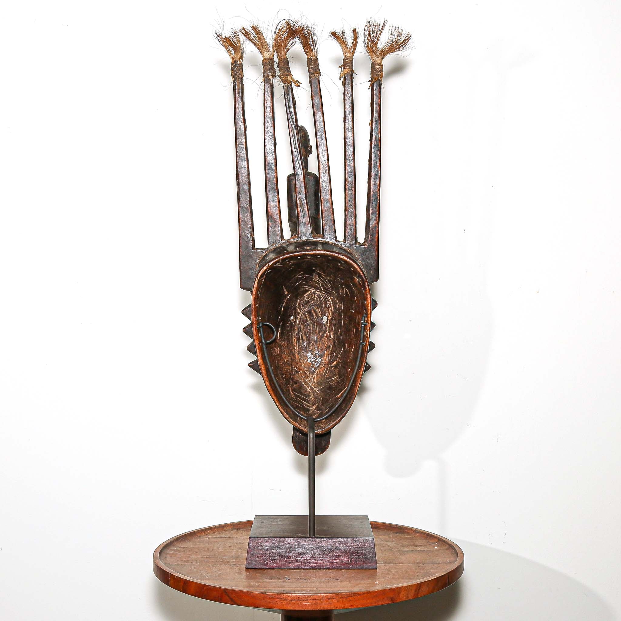high quality African mask on a display base