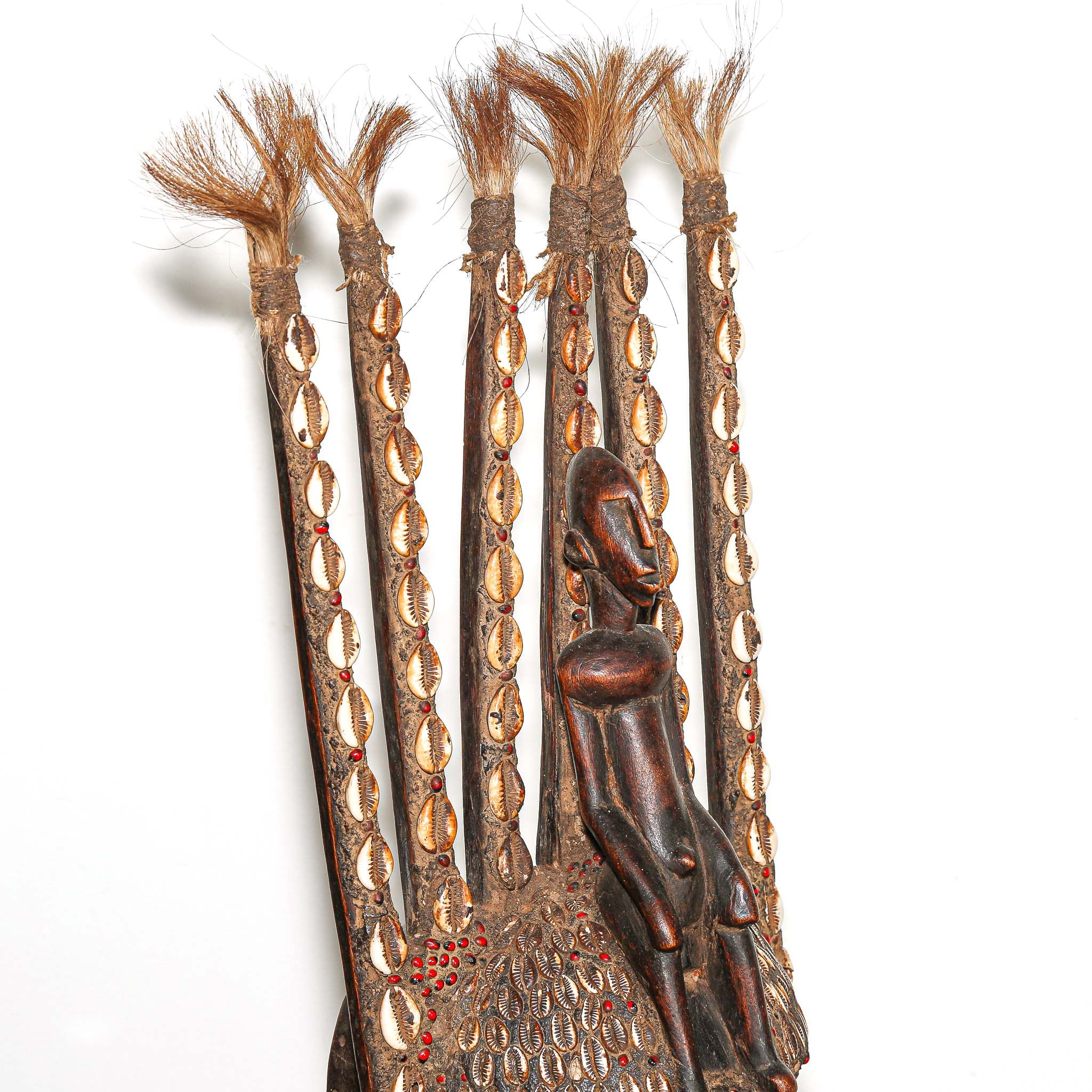 high quality African mask on a display base