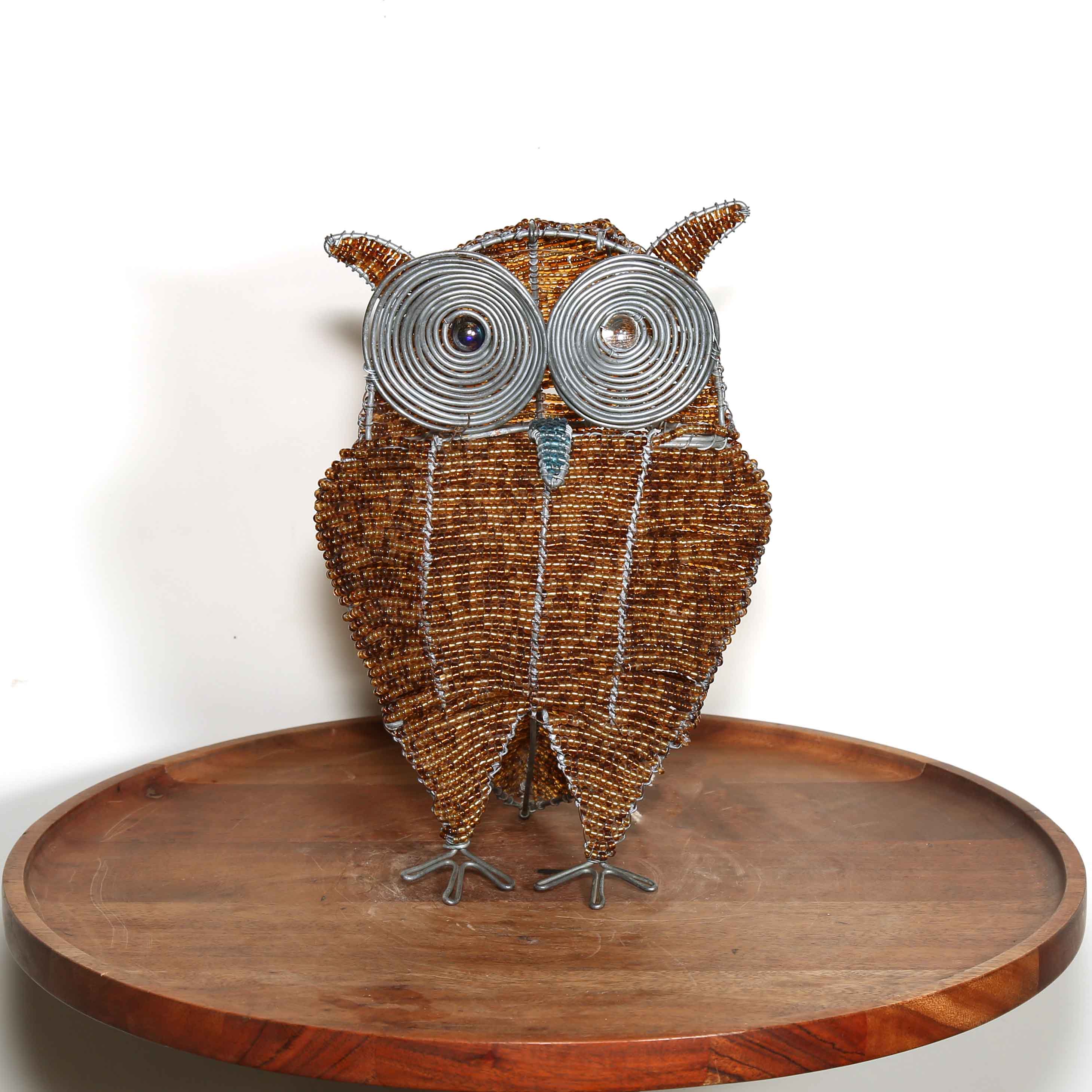 Small fun wire and bead sculpture from South Africa