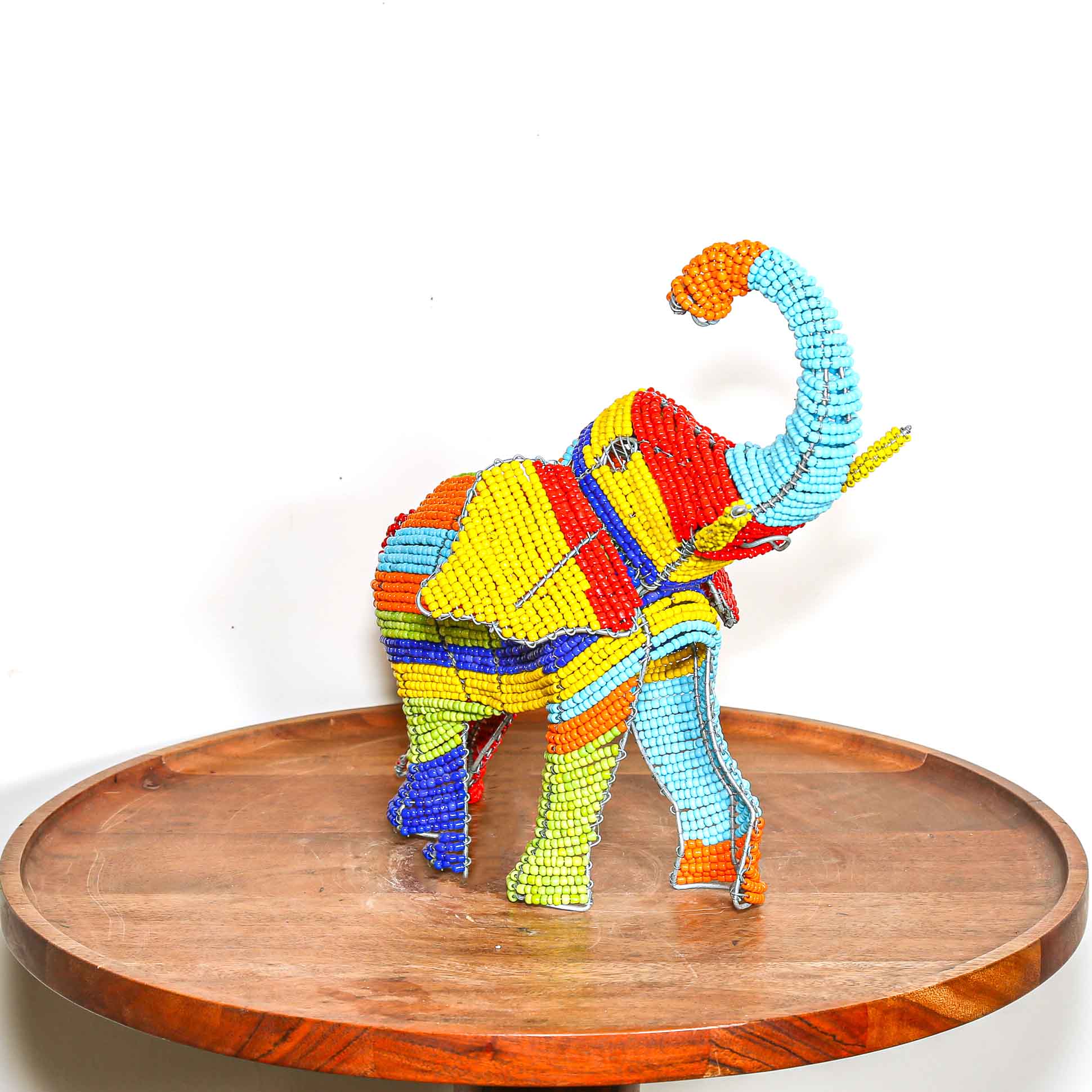 Colorful beaded Sculpture African art to buy online