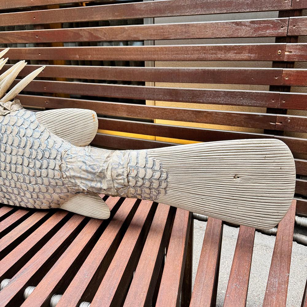 Bozo Fish Sculpture as an African Home Decoration