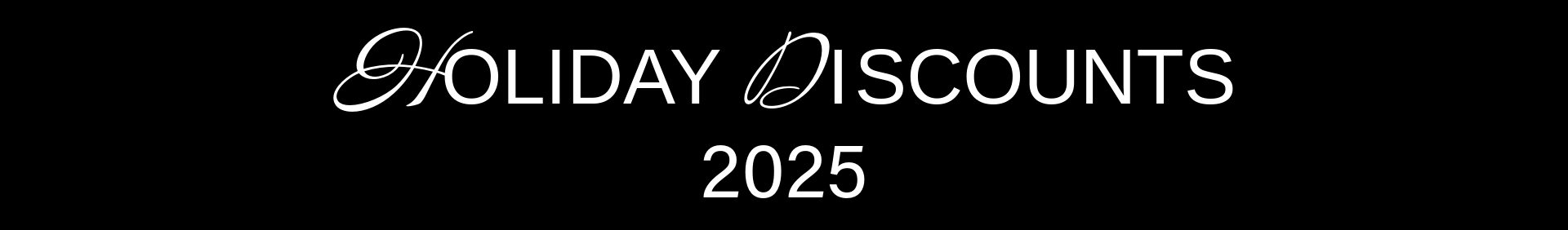 Holiday Discounts 2025