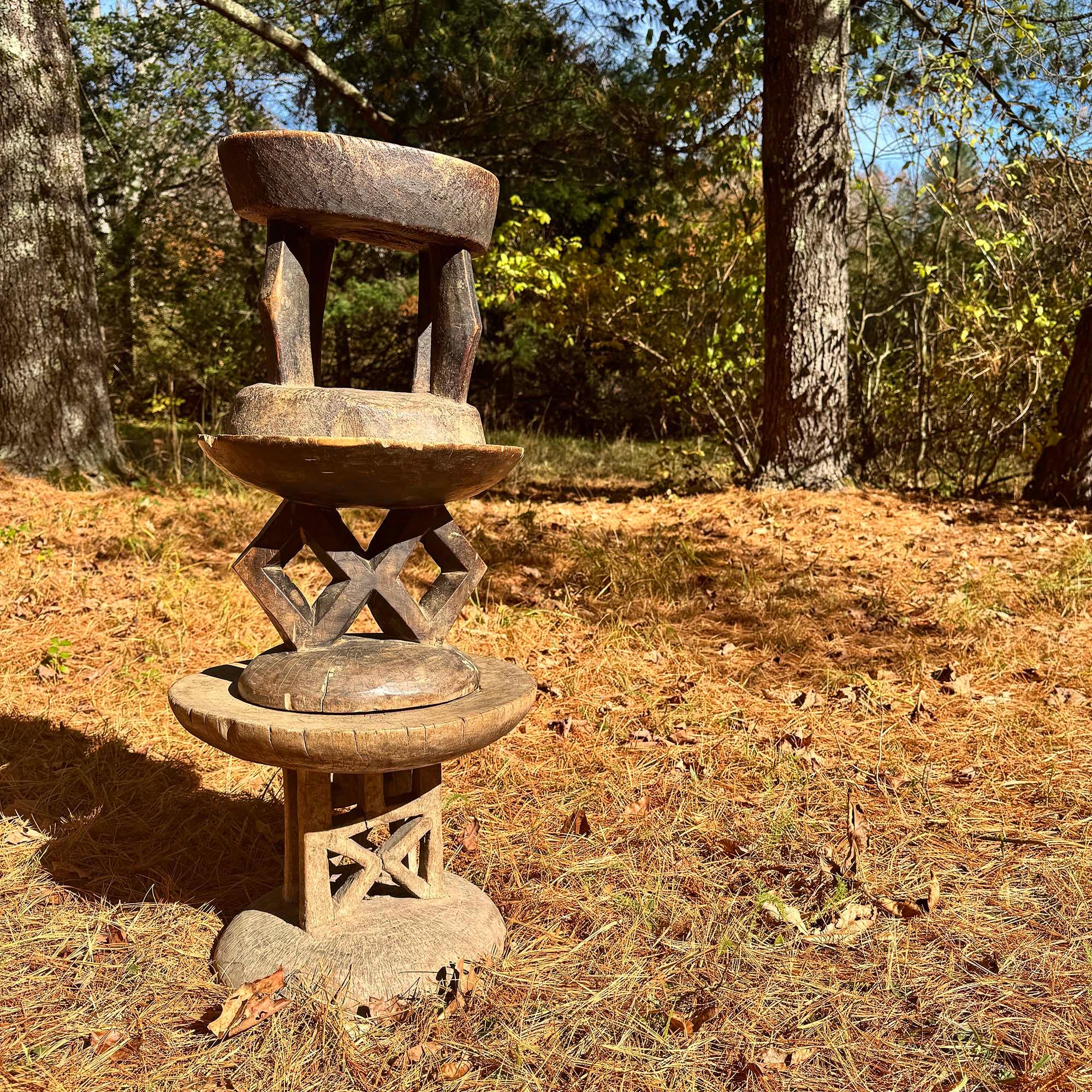 Antique Tonga Stool, Zimbabwe