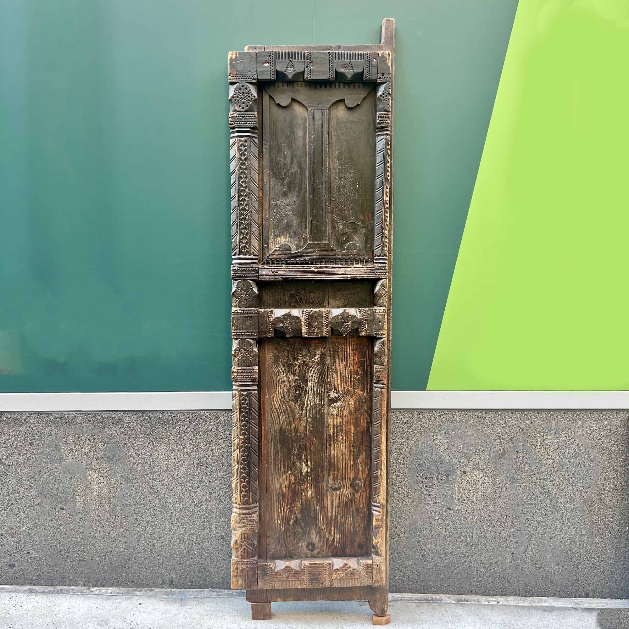 Authentic vintage Moroccan door. Berber Mountains Morocco. Traditional real door used in Morocco.