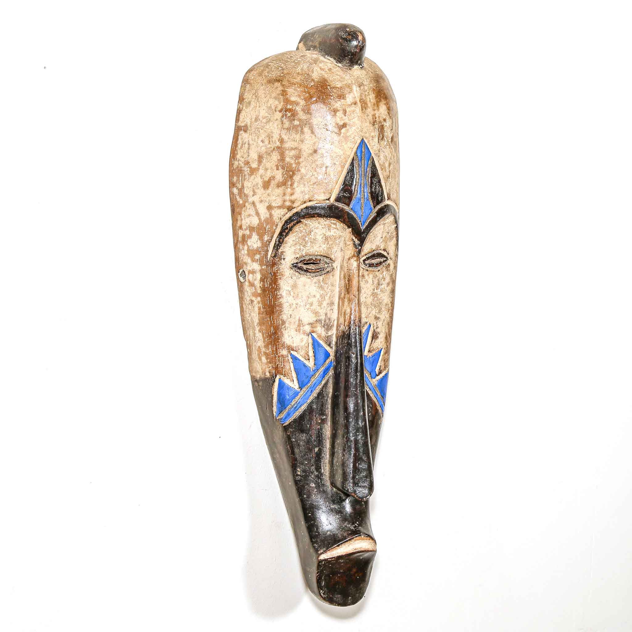 Fang mask from Gabon for living room decor