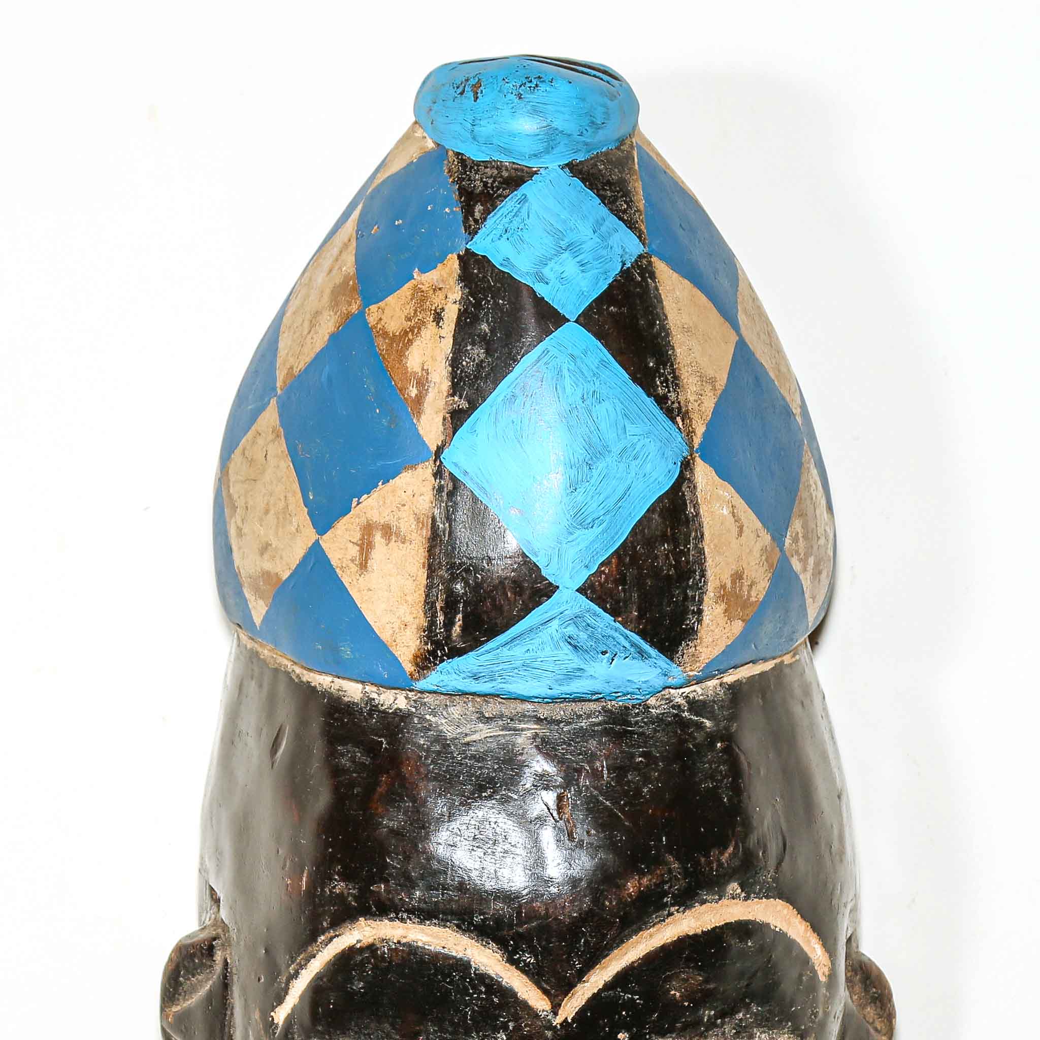 Igbo Style Mask, Nigeria V.2 - Blue V.6