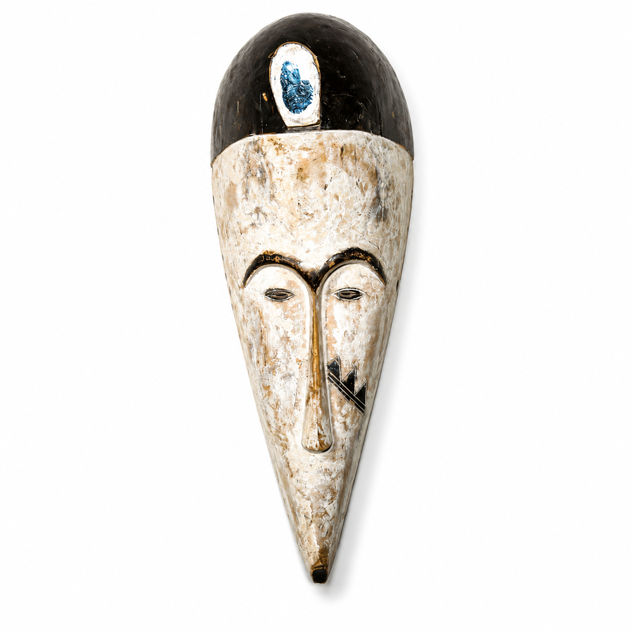 black and white art from African tribal Mask
