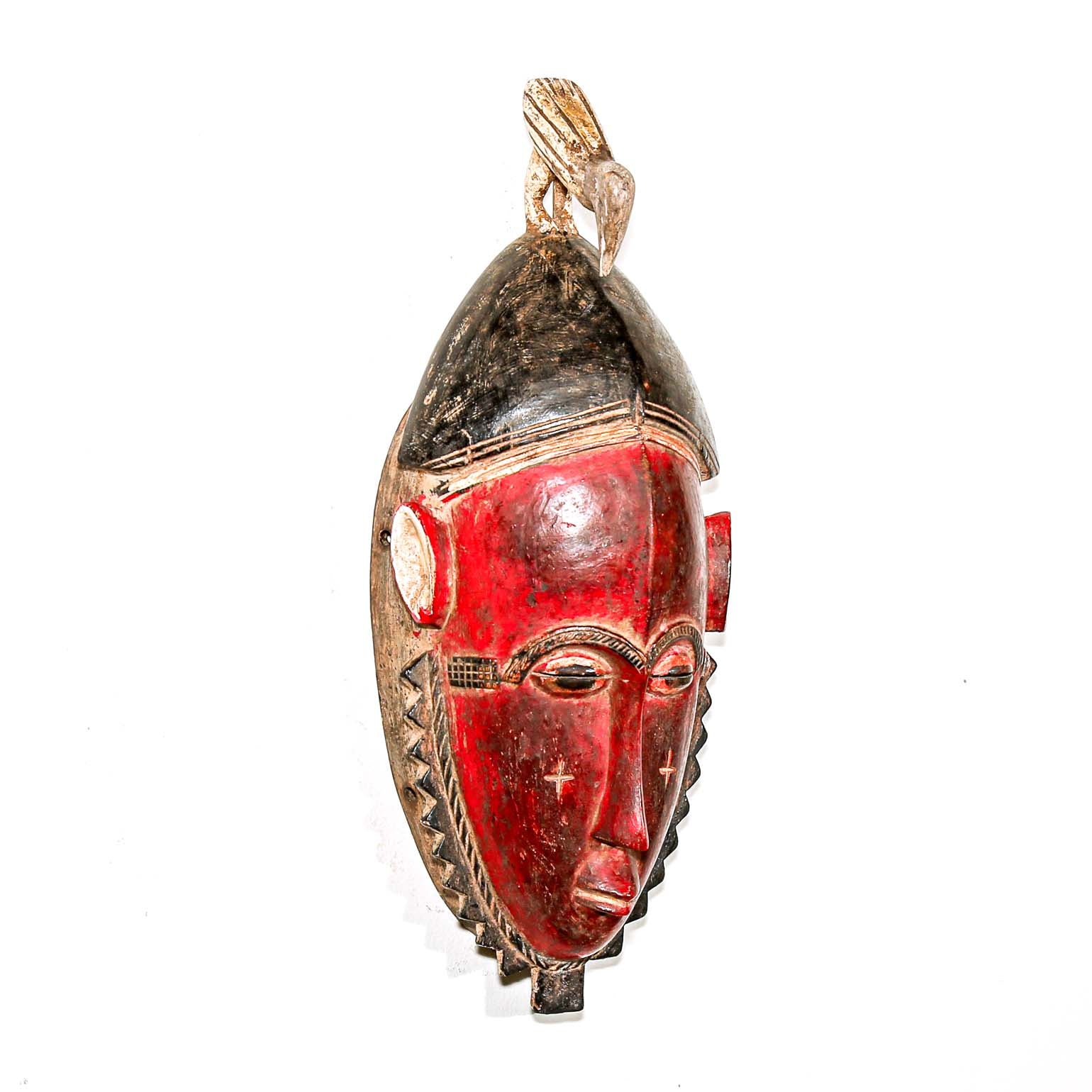 red back and white African mask to purchase for your home