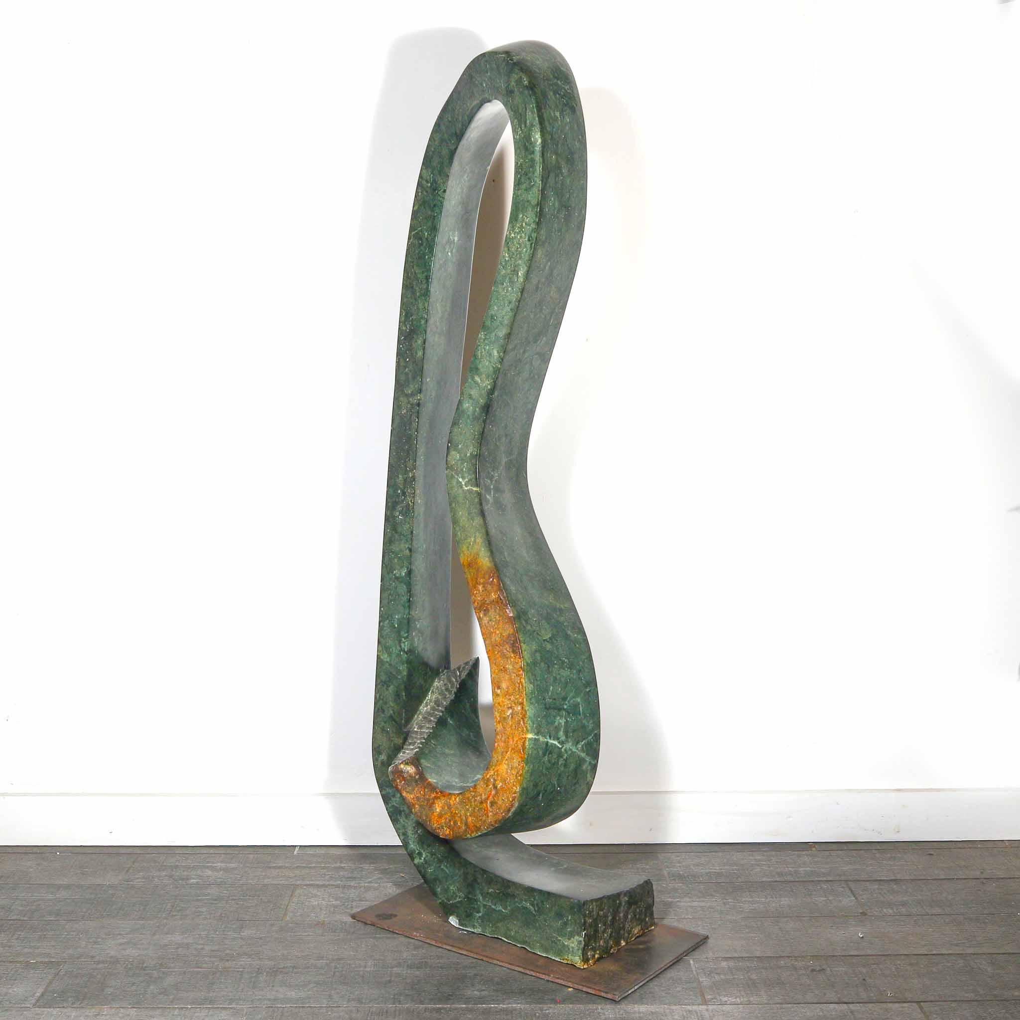 Certificate of Authenticity, figurative sculpture, human form, Shona Stone Sculpture, Serpentine African Art, Contemporary African Artwork, Stone Sculpture, African Sculpture Online Sale, African Art for Home Decor, buy African art, modern African art