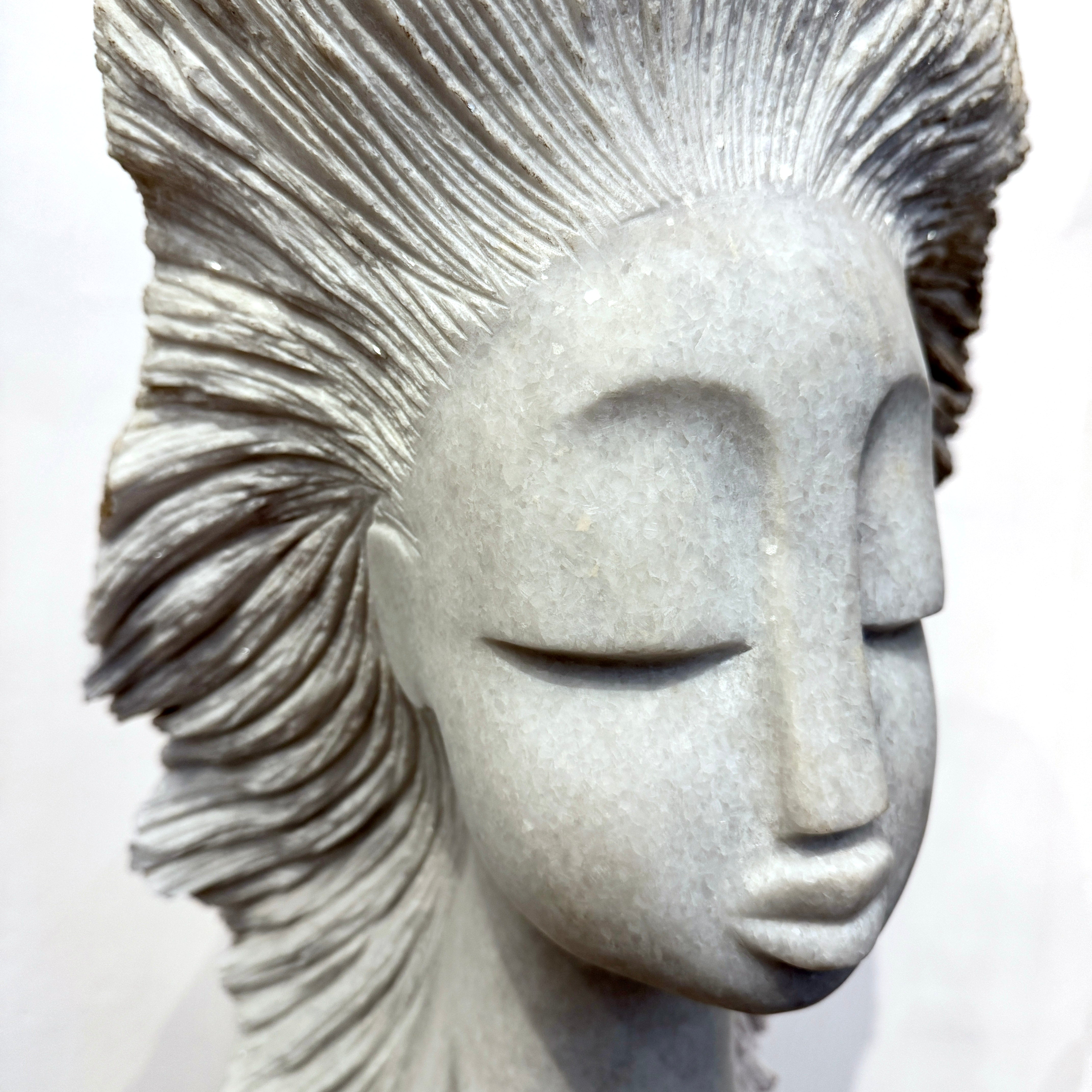 detail of stone carving