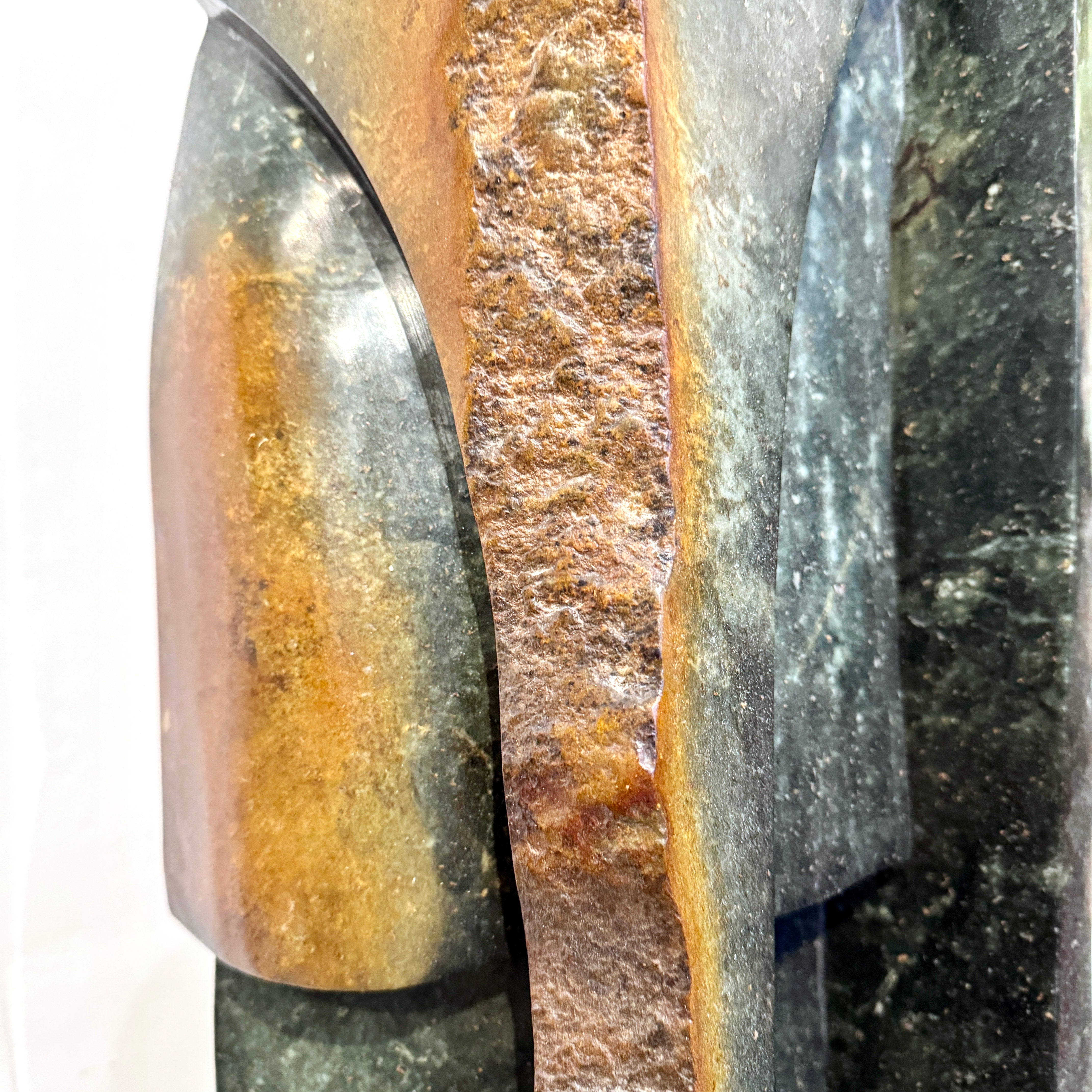 stone water feature detail