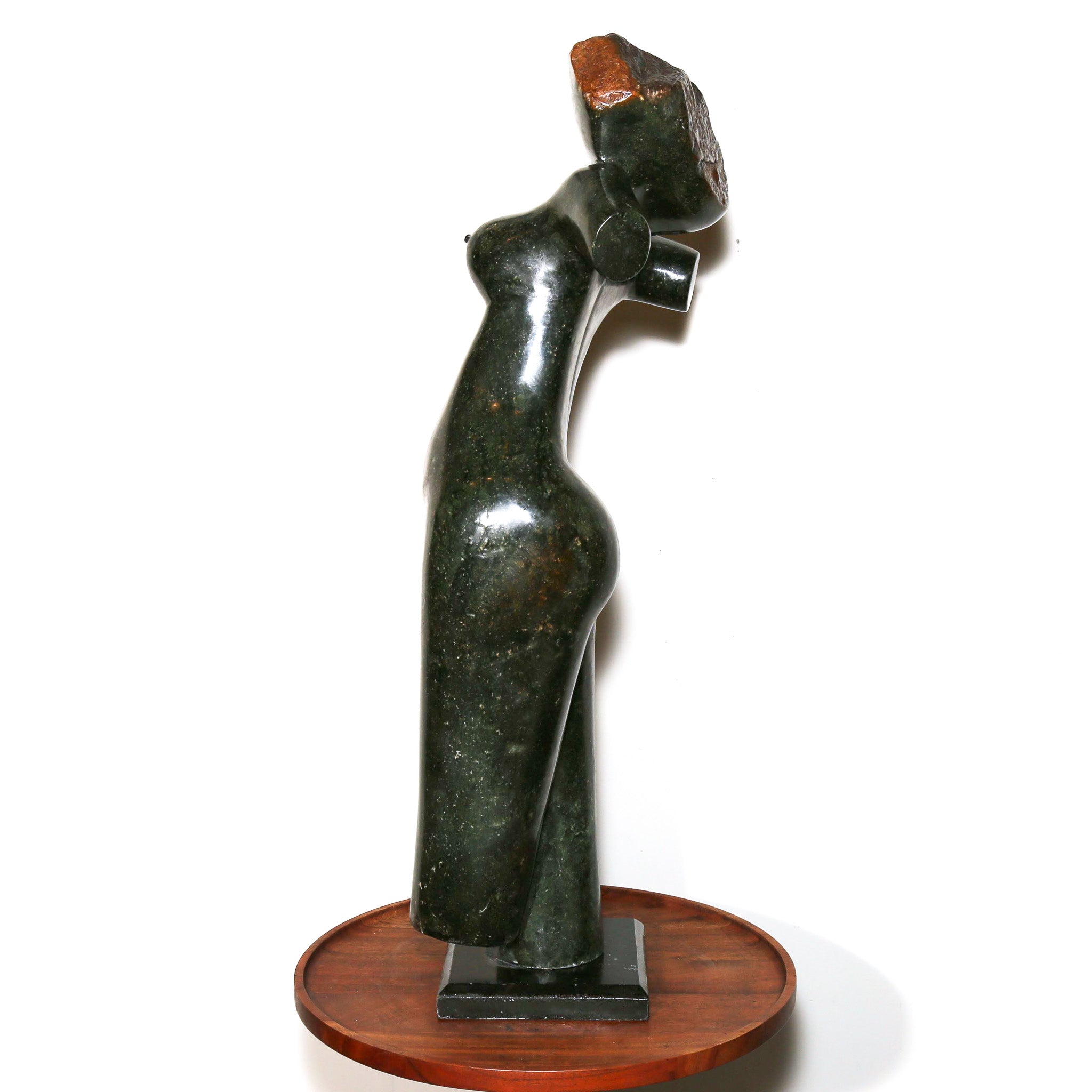 side view of a female torso