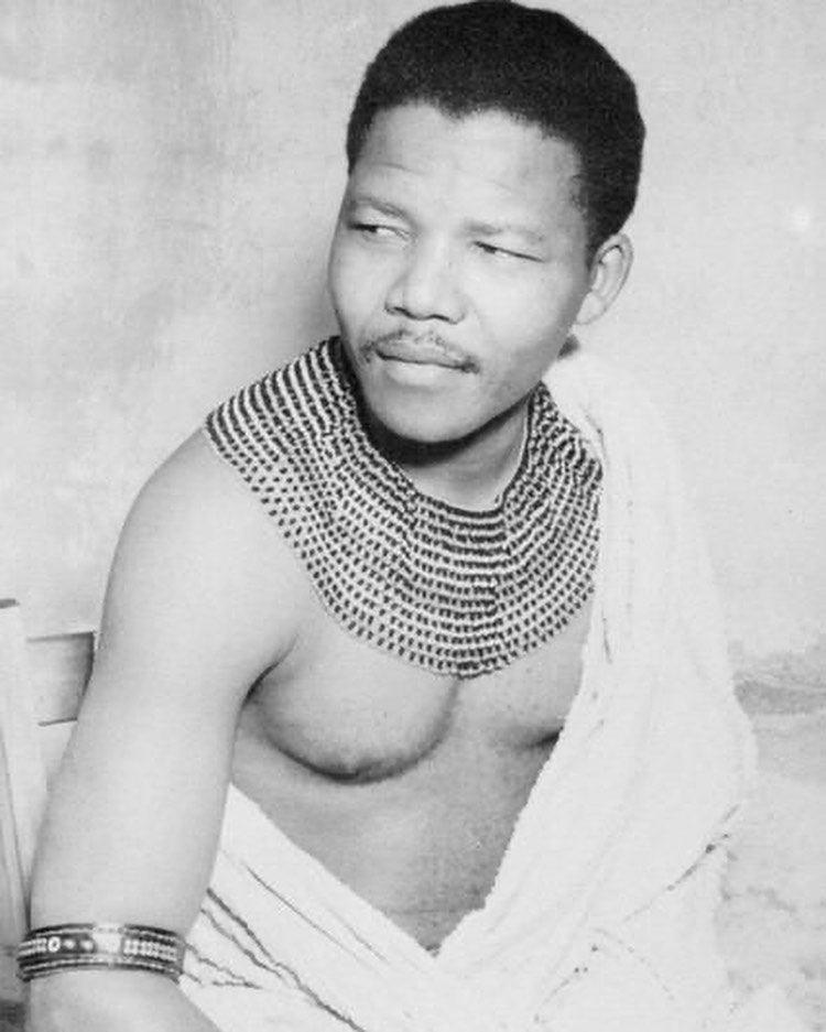 Xhosa Beaded Necklace worn as a Traditional African Beadwork