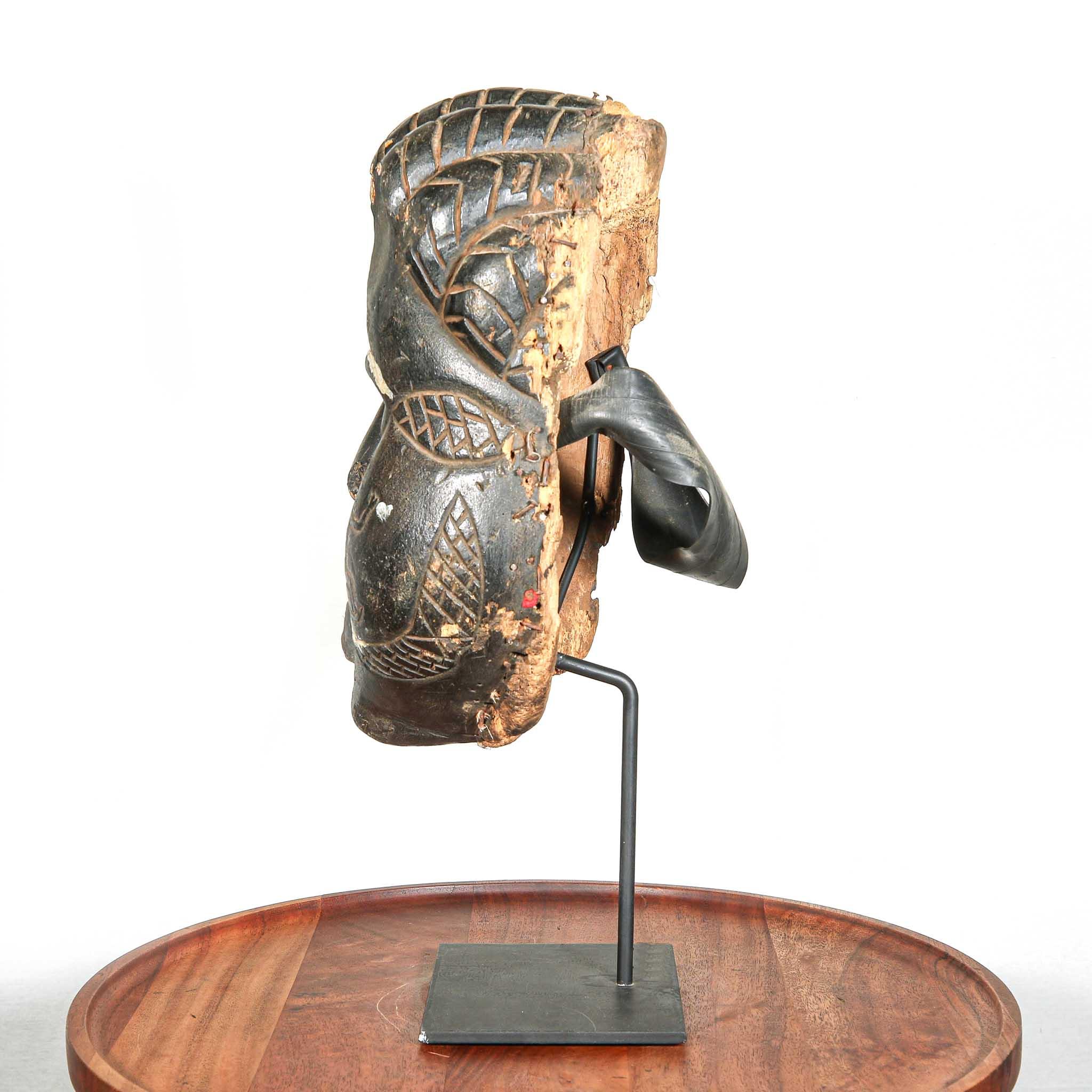 Ibibio Mask from Nigeria left side