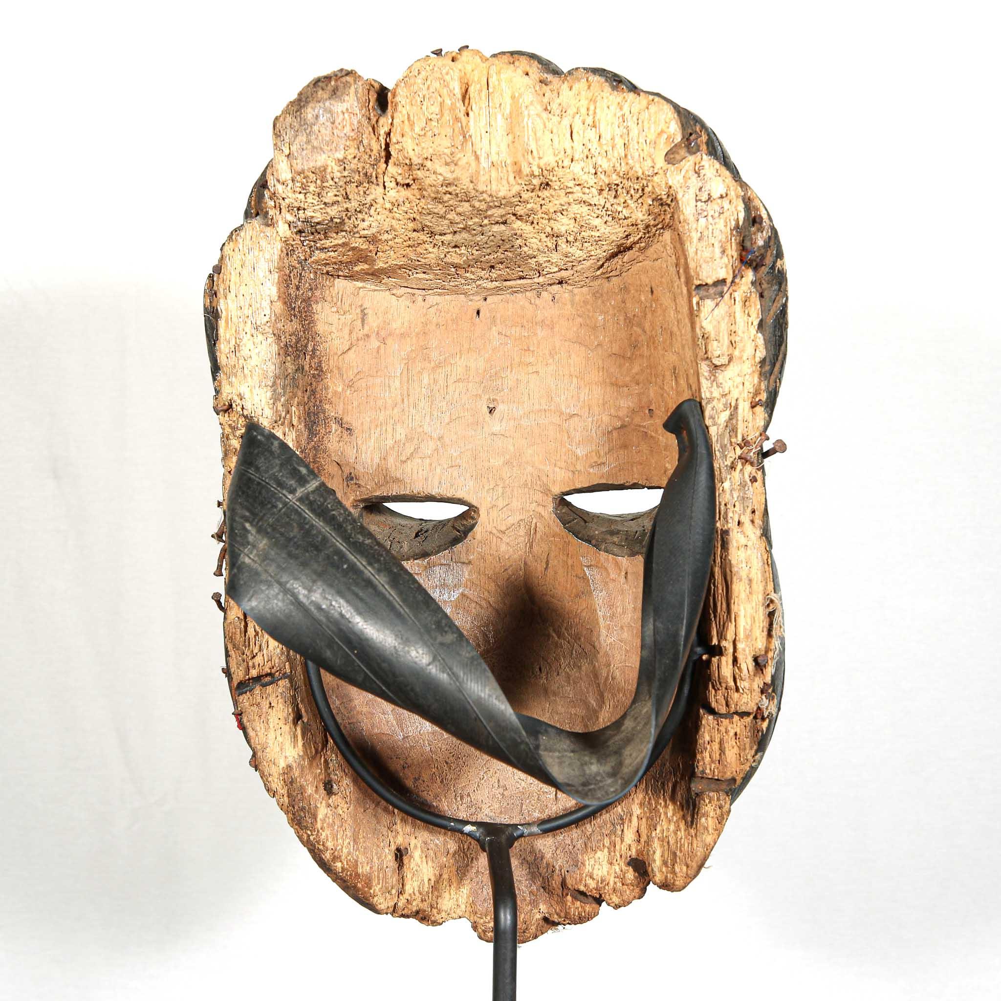 Ibibio Mask from Nigeria inside
