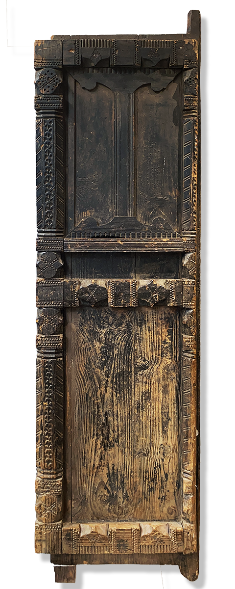 Authentic vintage Moroccan door. Berber Mountains Morocco. Traditional real door used in Morocco.