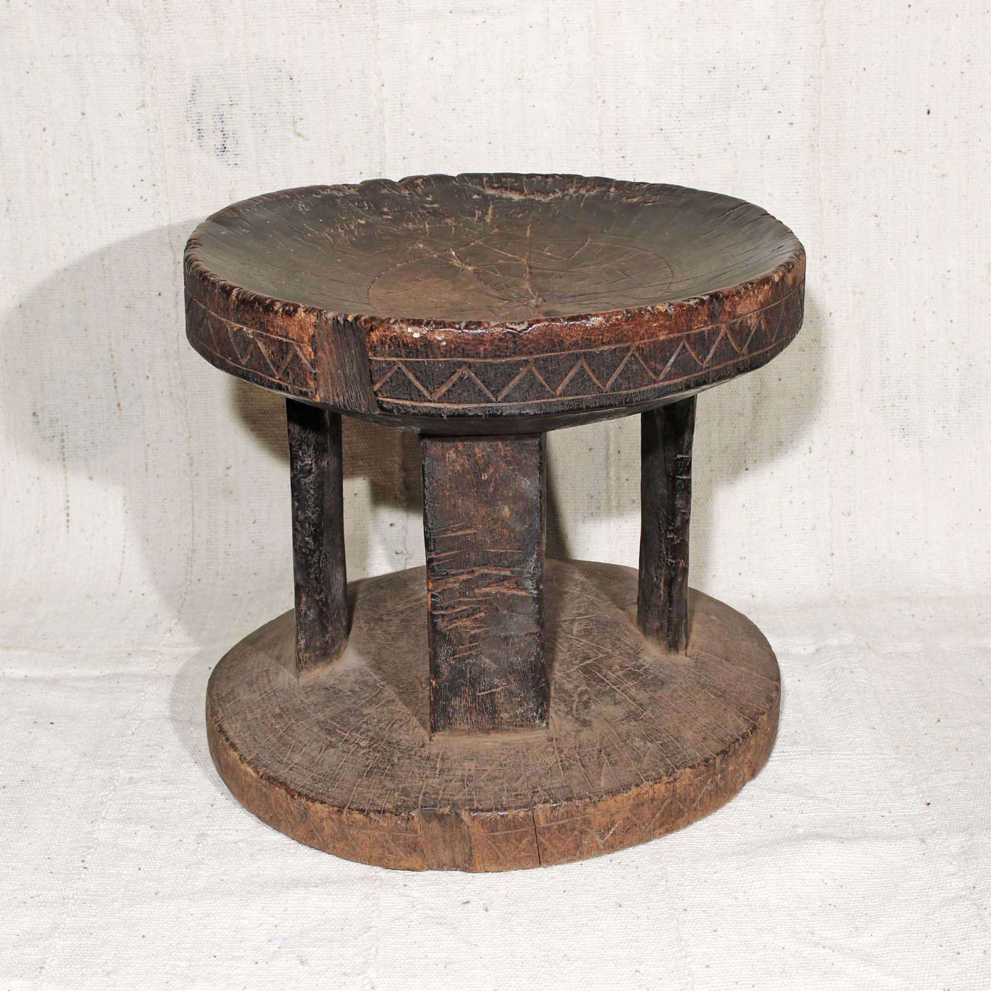 Handcrafted African Stool
