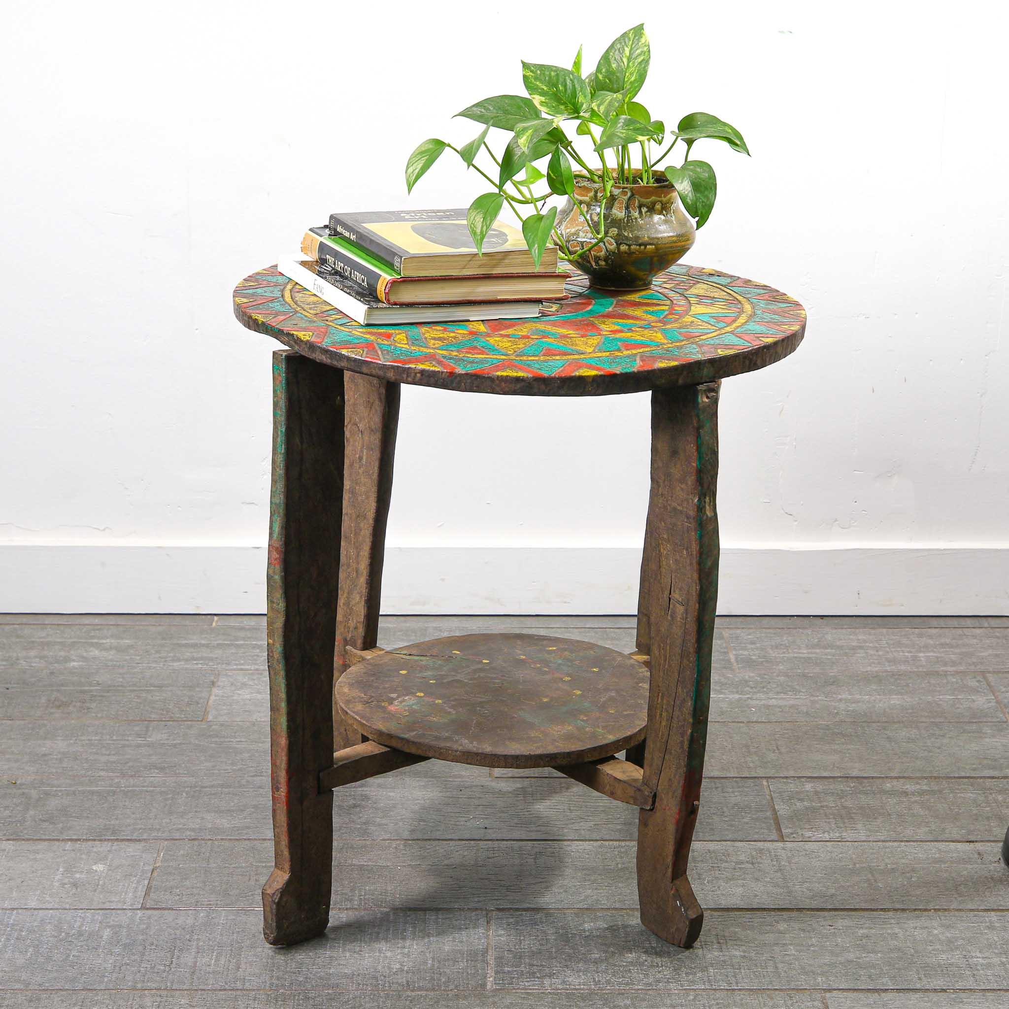 Tall Authentic African Table for sale