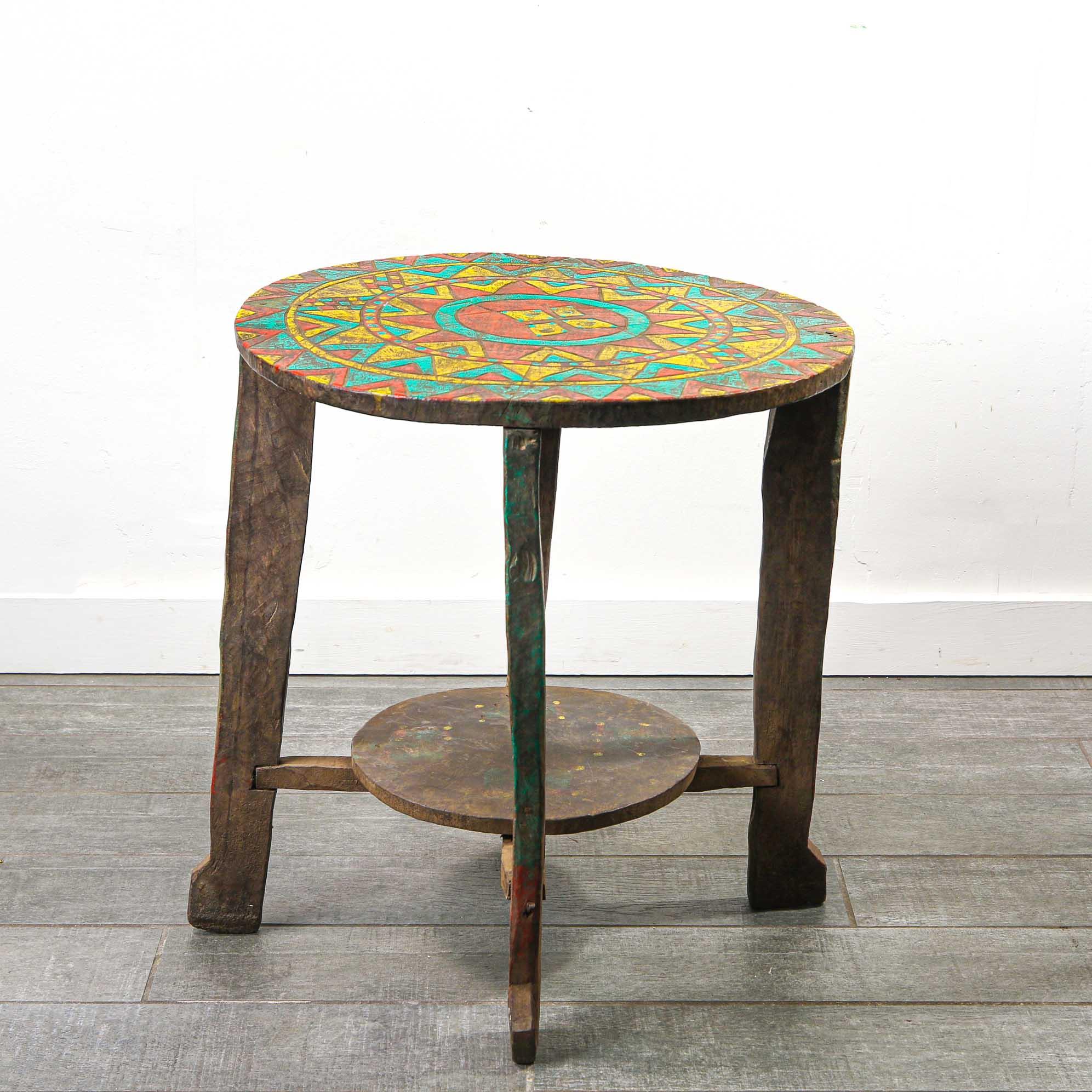 Tall Authentic African Table for sale