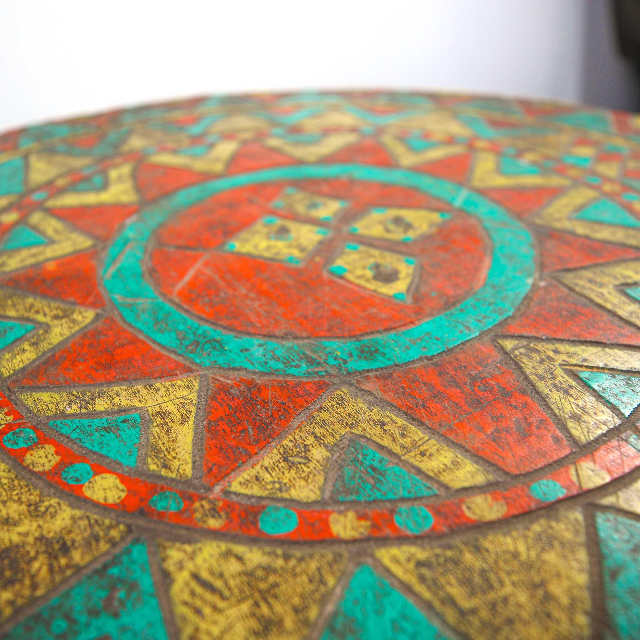 Tall Authentic African Table for sale