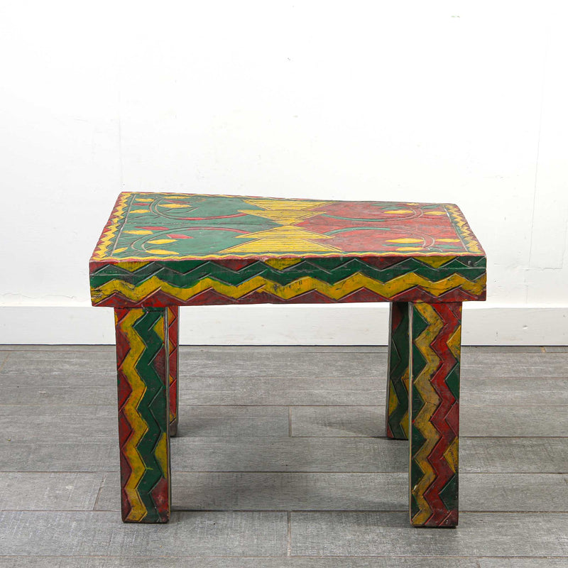 African Side Table for interior design