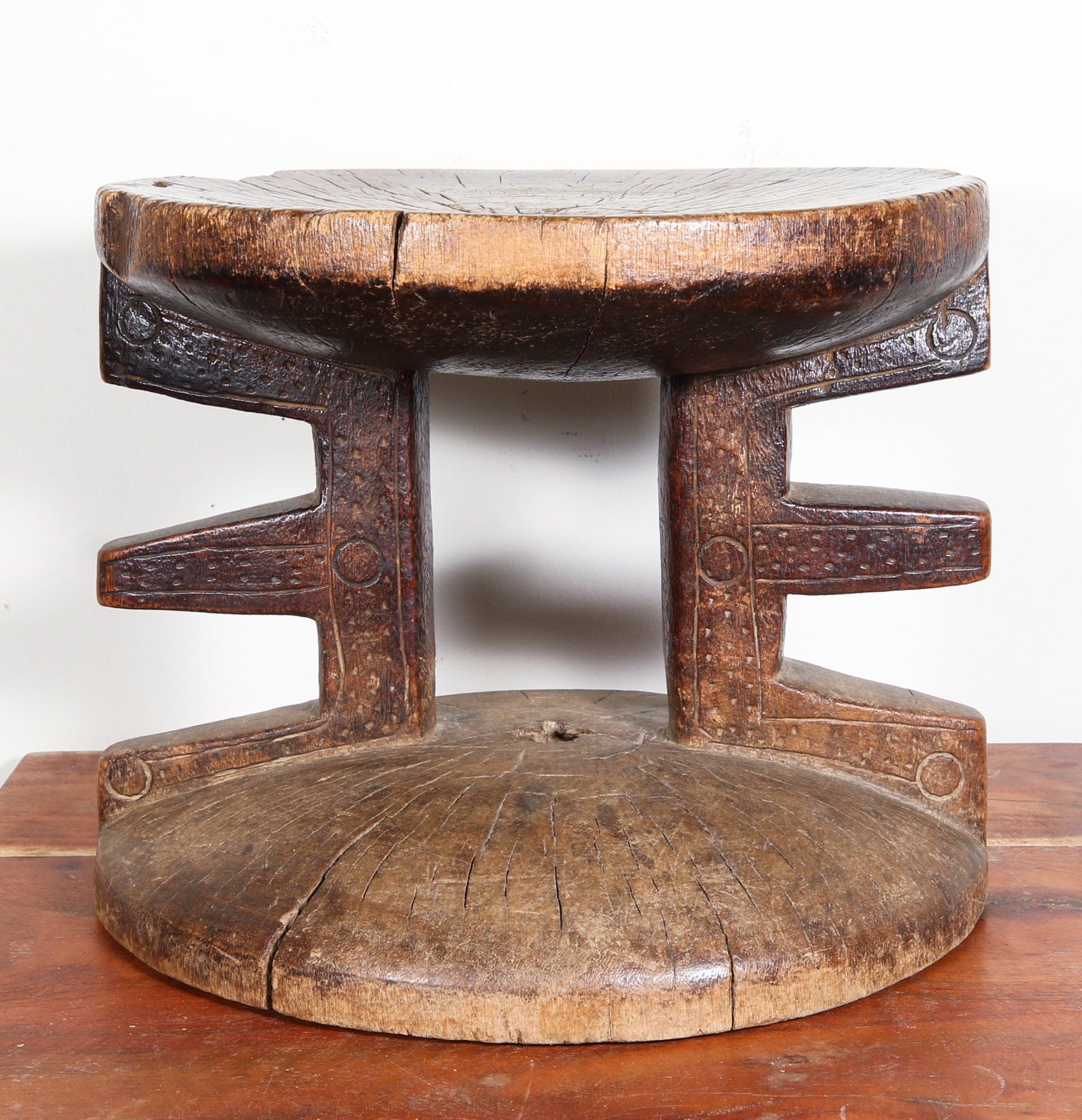 Antique Tonga Stool, Zimbabwe