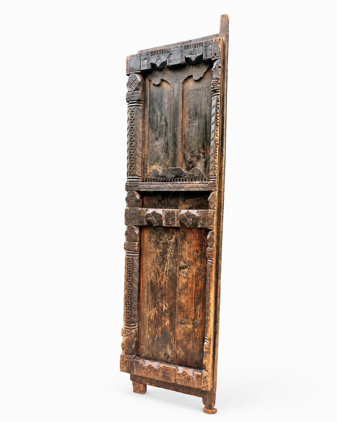 Authentic vintage Moroccan door. Berber Mountains Morocco. Traditional real  door used in Morocco. 