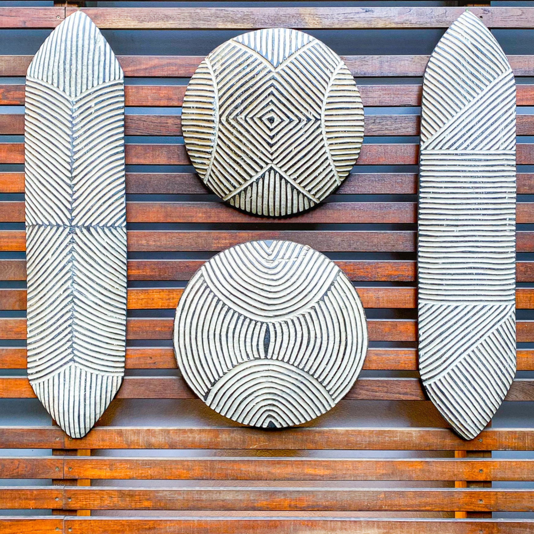 Black and White African artwork