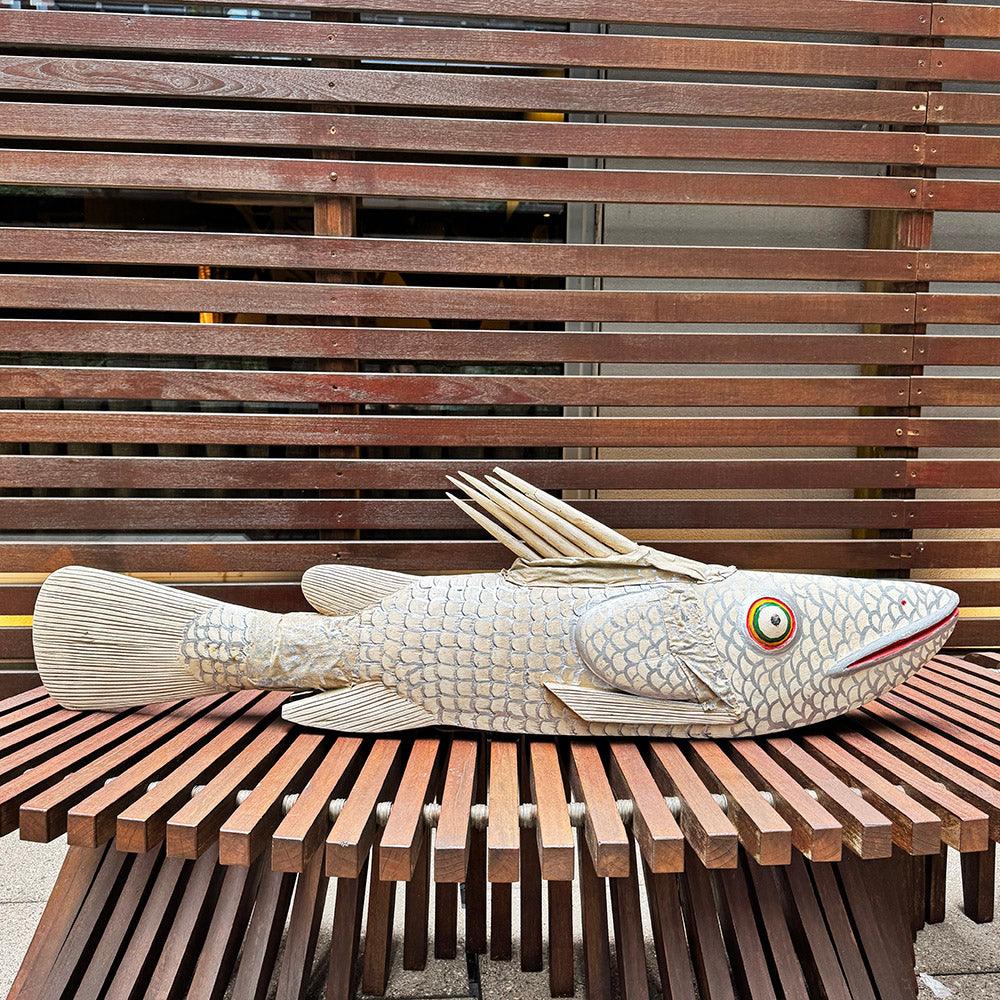 Bozo Fish Sculpture as an African Art decoration