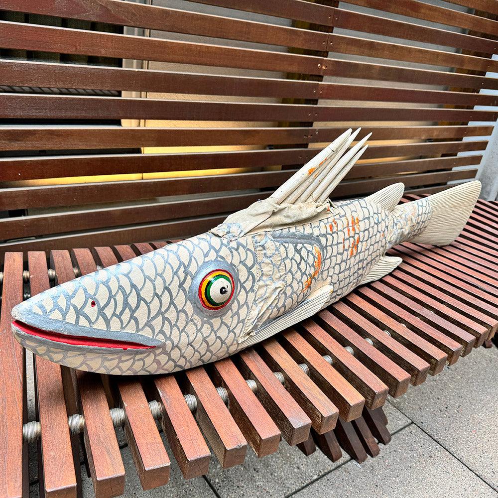 Bozo Fish Sculpture as an African Design Piece 