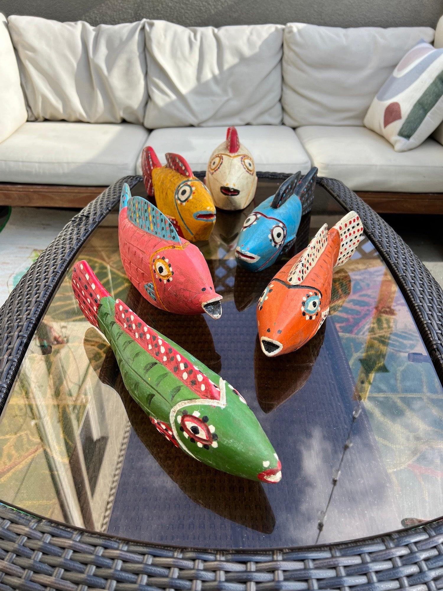 Bozo Fish Sculptures as a African home decor