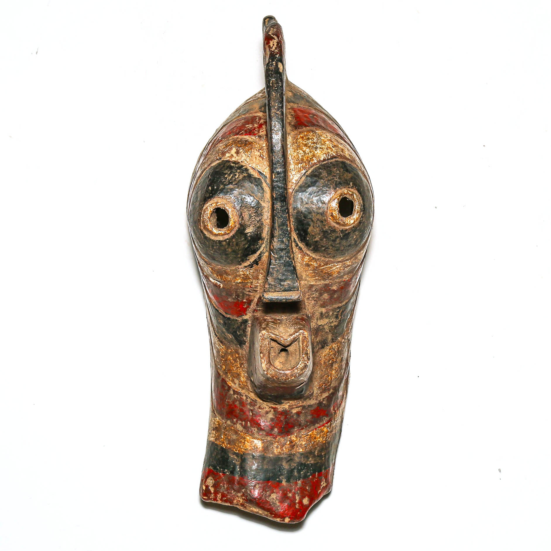Decorative mask with a white background