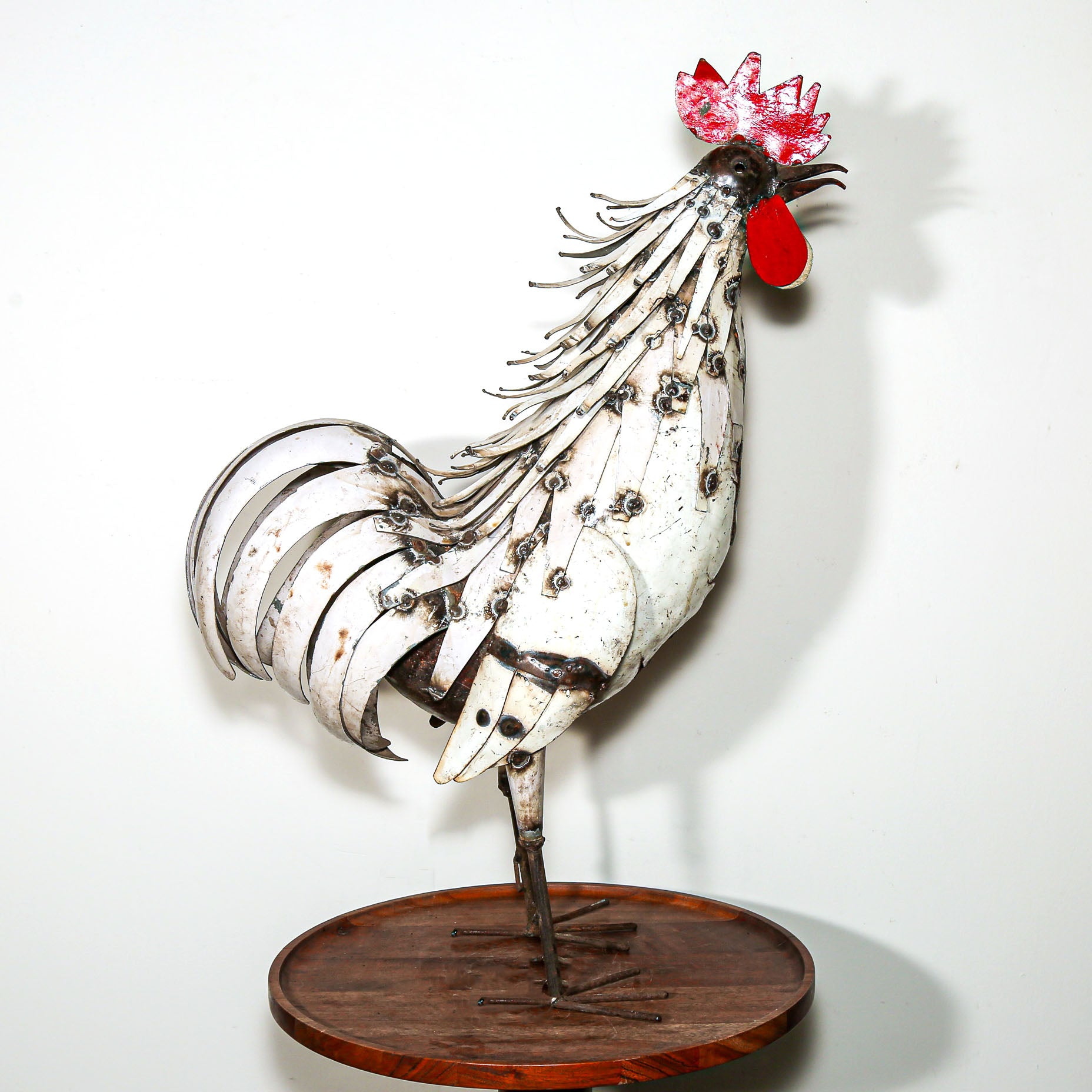 shop art from Africa rooster sculpture