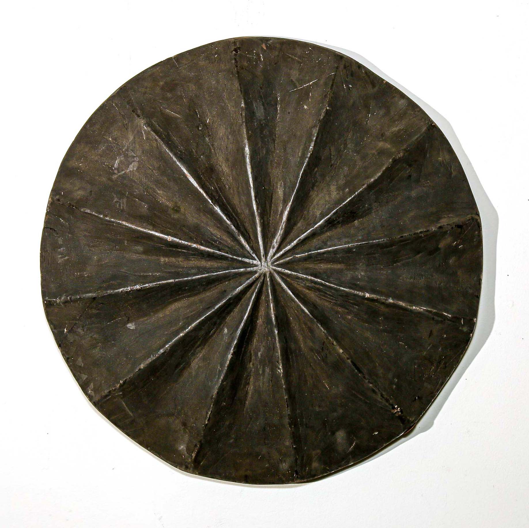 Round Dancing Shield from Cameroon Vintage Collectible Art & Home Decor