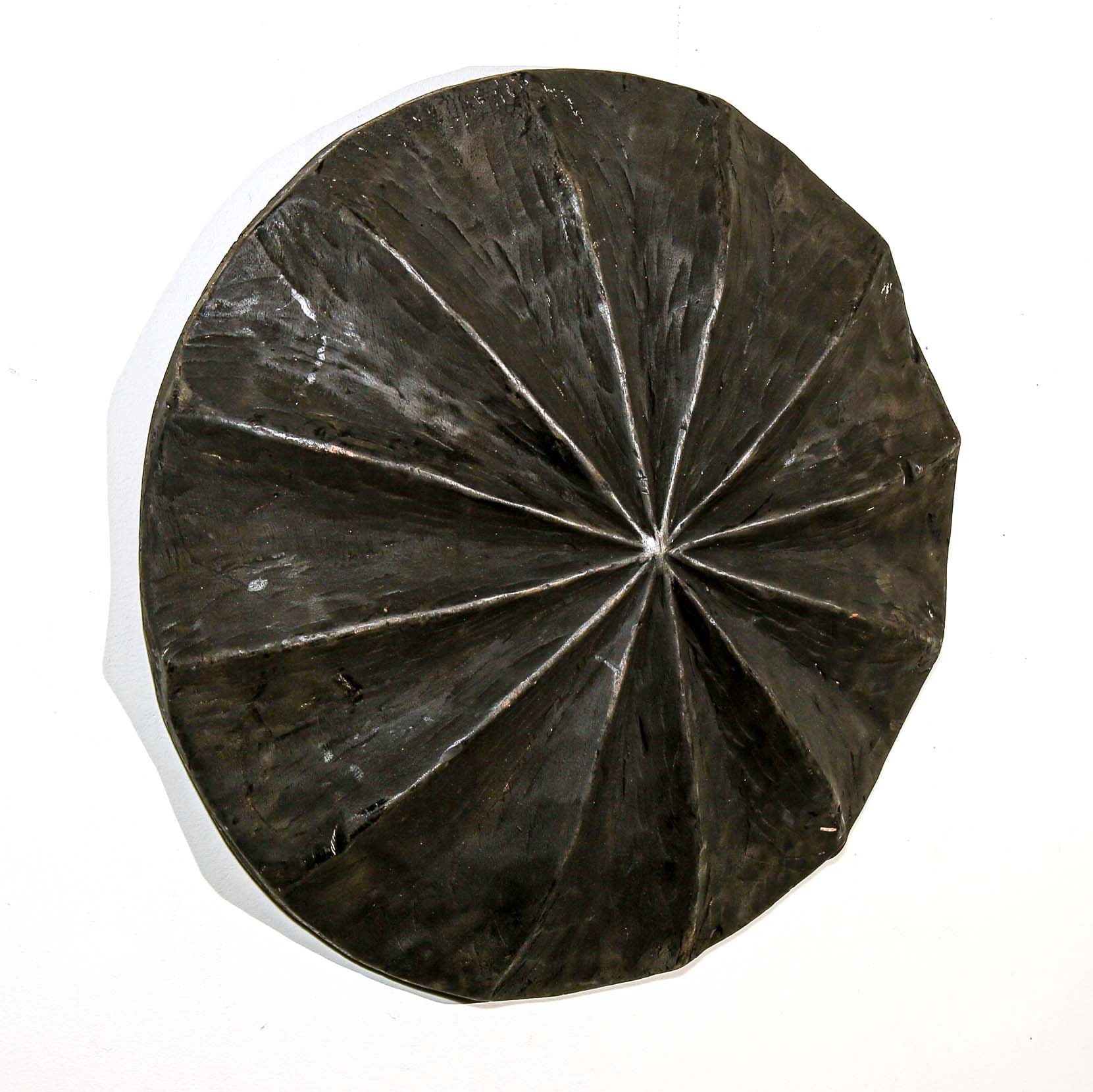 Dancing Shield from Cameroon - Black art for wall decor