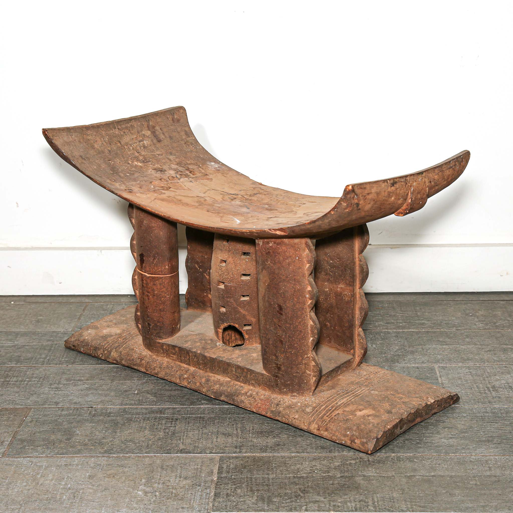 Authentic rare vintage African furniture to be used as a table seat or stool made from wood