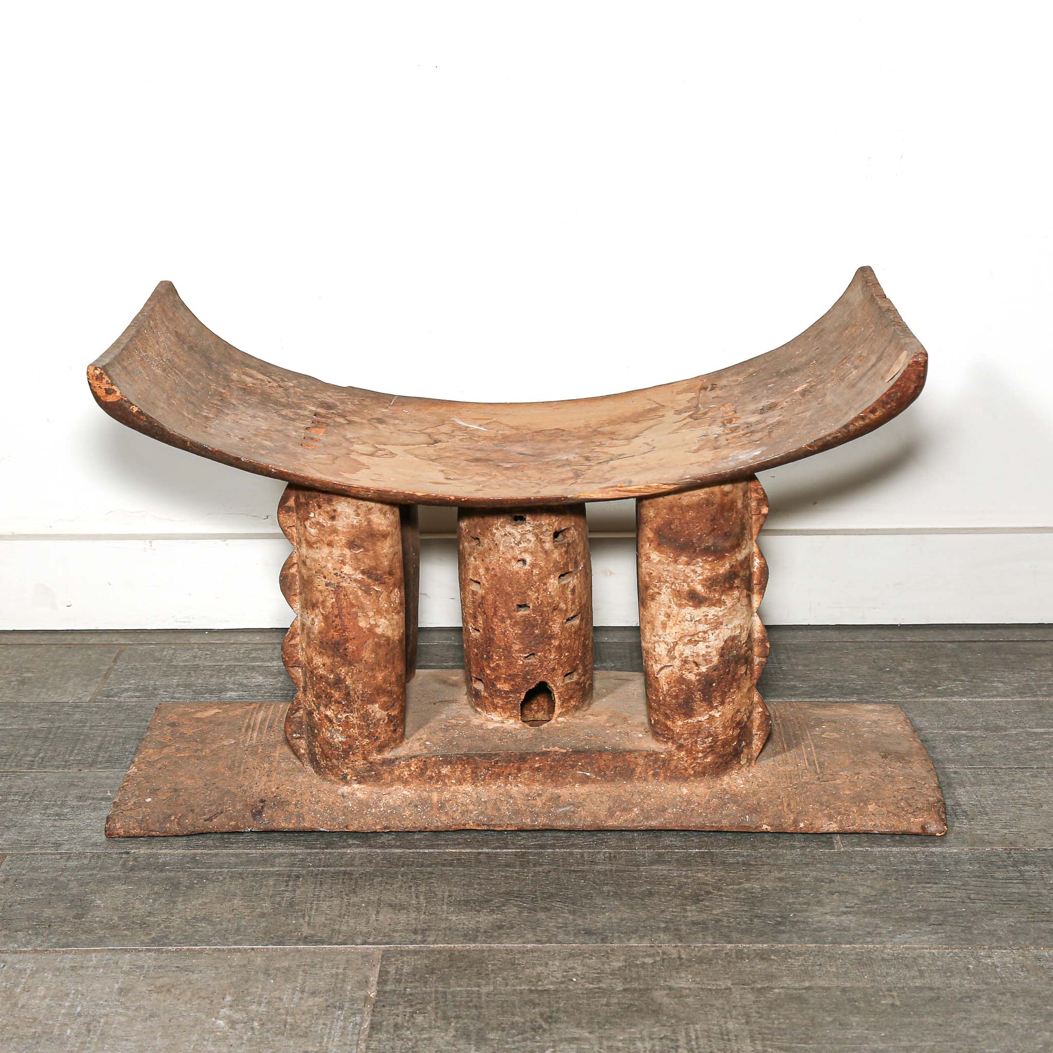 Authentic rare vintage African furniture to be used as a table seat or stool made from wood