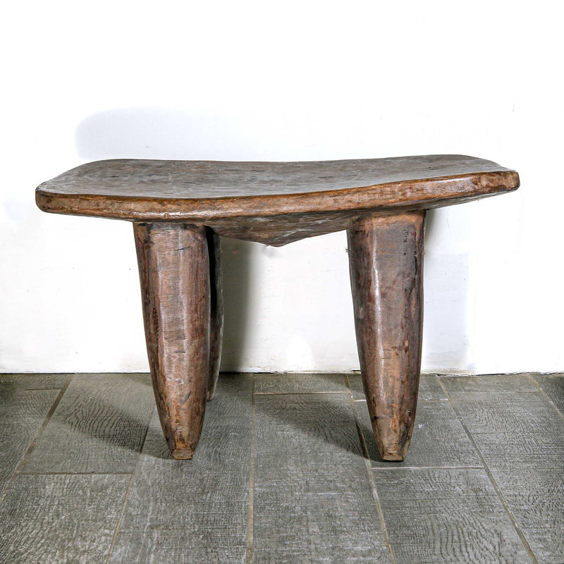 Vintage table, end table, rustic stool, African stool, African table