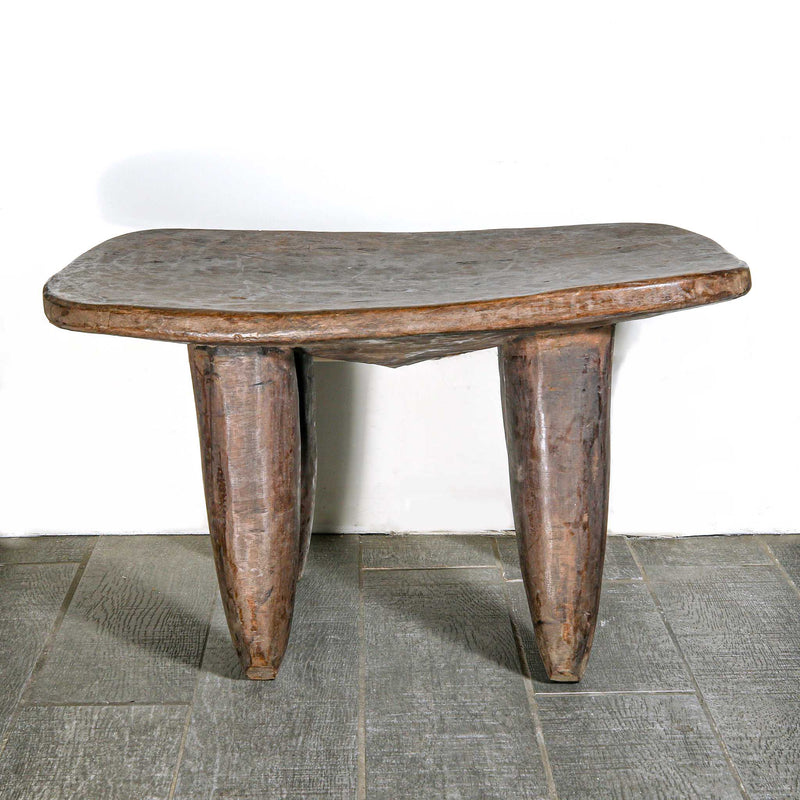 Vintage table, end table, rustic stool, African stool, African table
