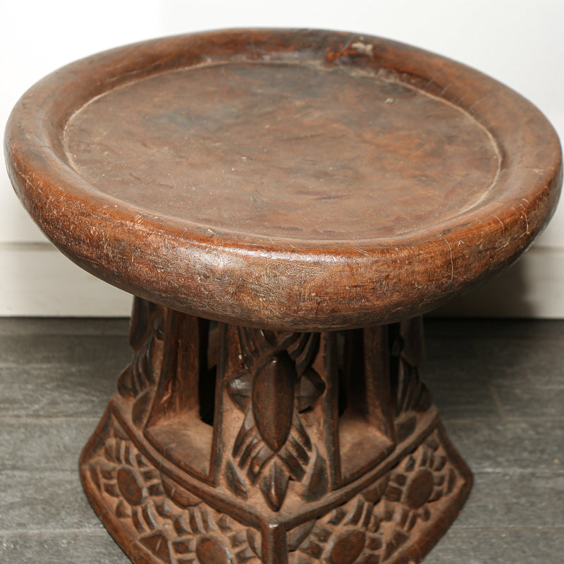 Vintage table, end table, rustic stool, African stool, African table, vintage decor, rustic decor, African inspired, luxury decor, luxury furnishings.