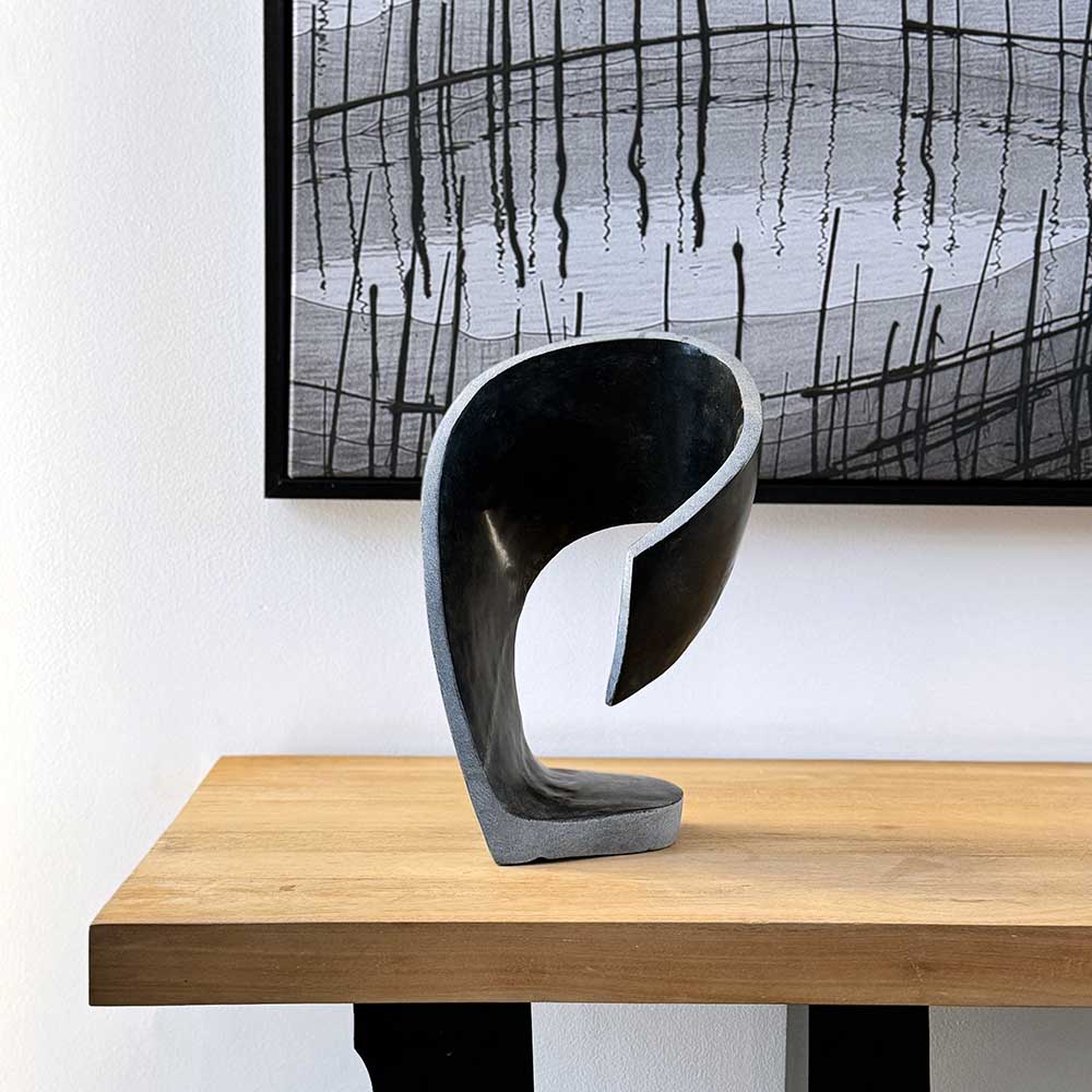 Certificate of Authenticity, figurative sculpture, human form, Shona Stone Sculpture, Serpentine African Art, Contemporary African Artwork, Stone Sculpture, African Sculpture Online Sale, African Art for Home Decor, buy African art, modern African art