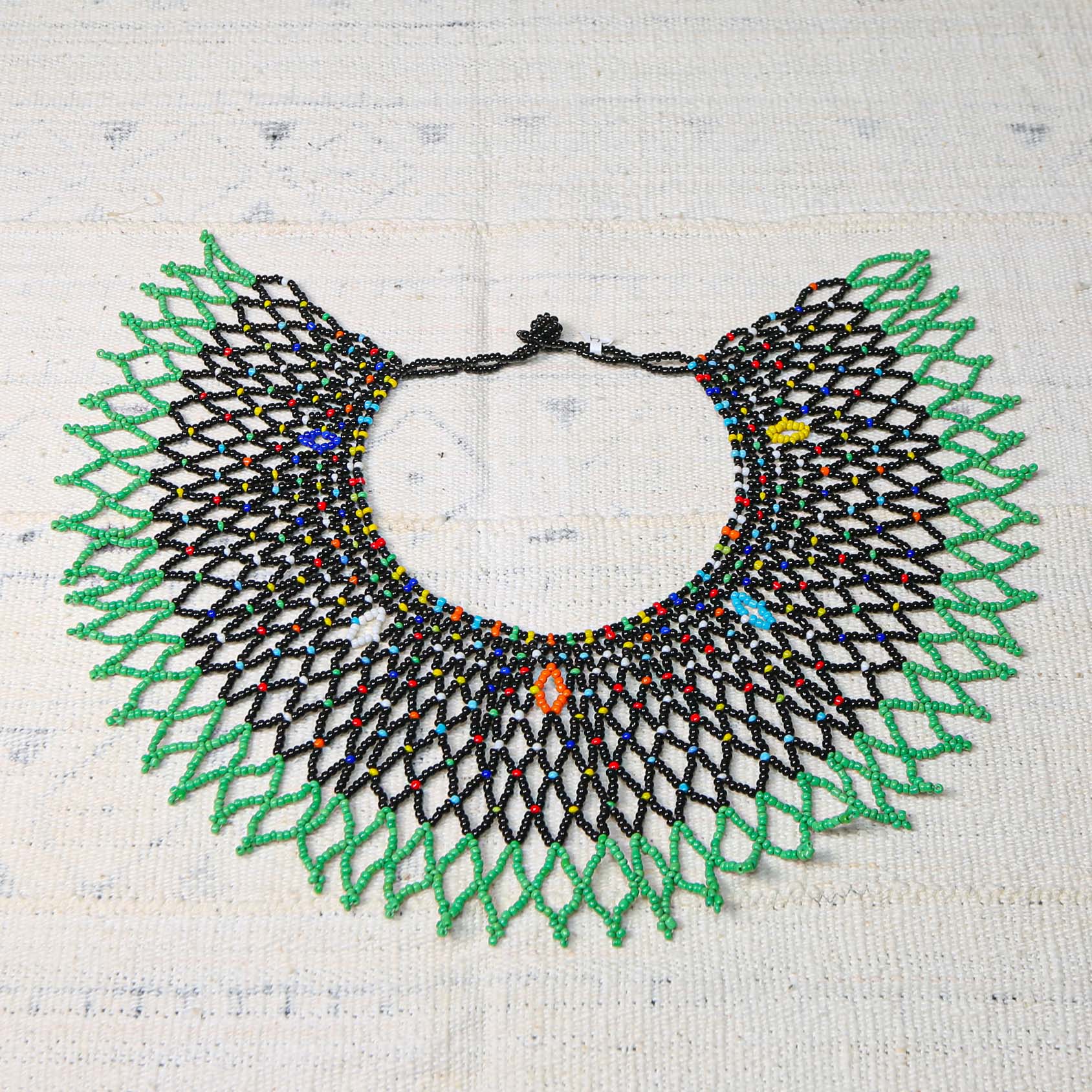 Xhosa Beaded Necklace, South Africa – Hemingway African Gallery