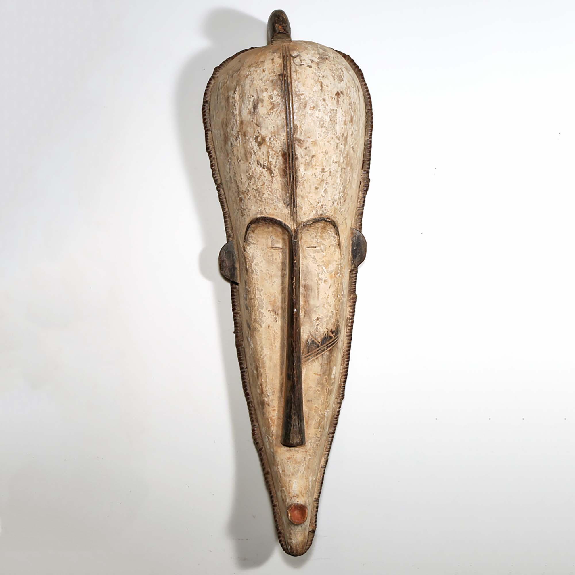 Fang Mask from Gabon - Large hung on a wall for decoration