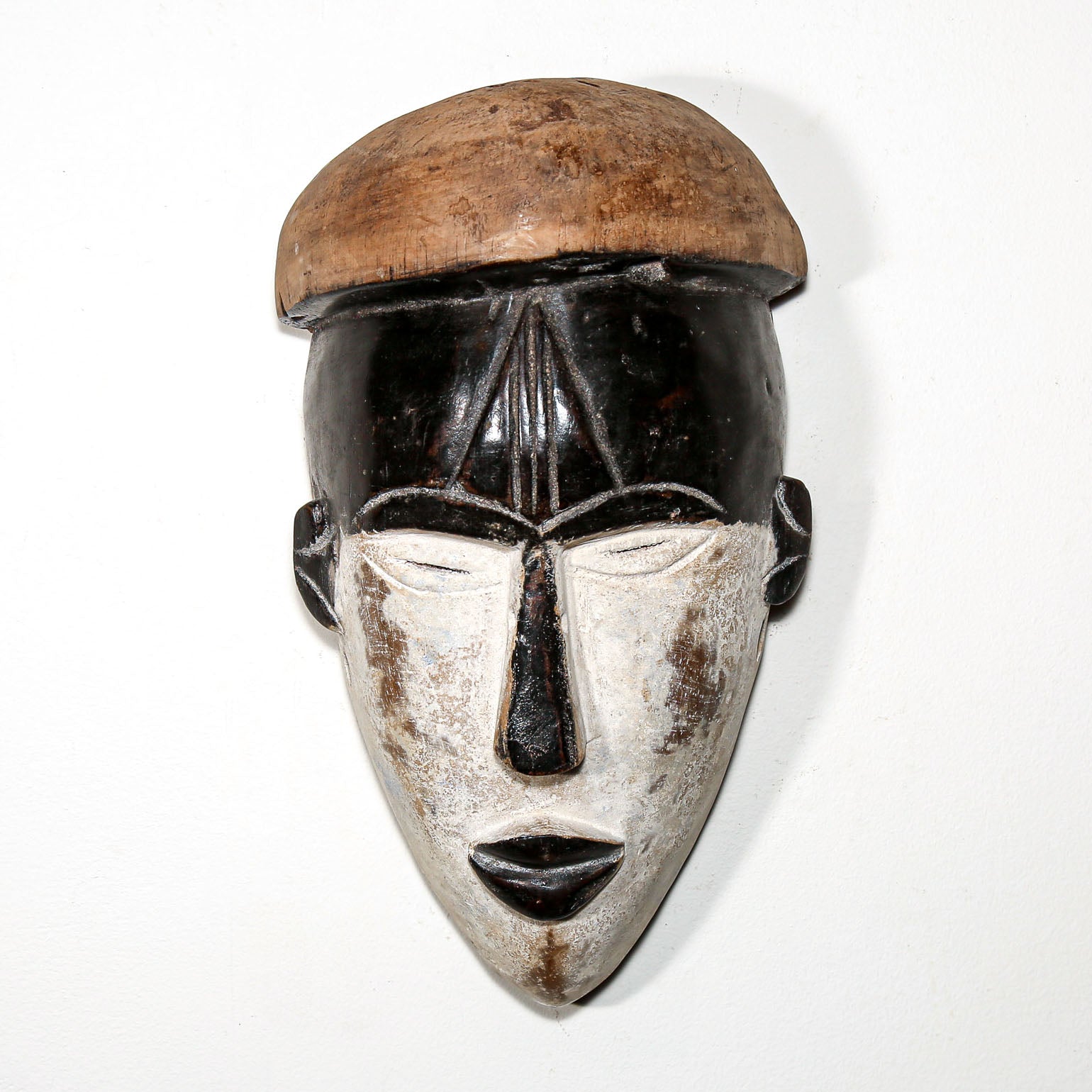 hand painted wood mask